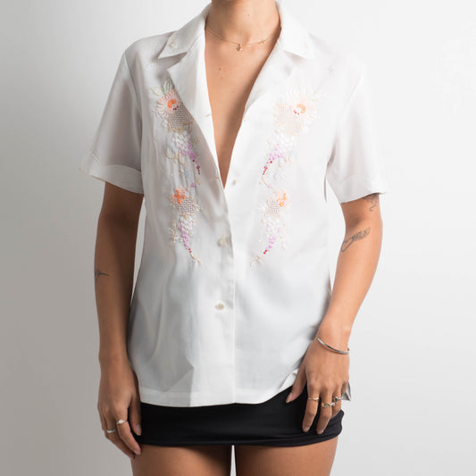 BLOUSE BLANCHE BRODÉE