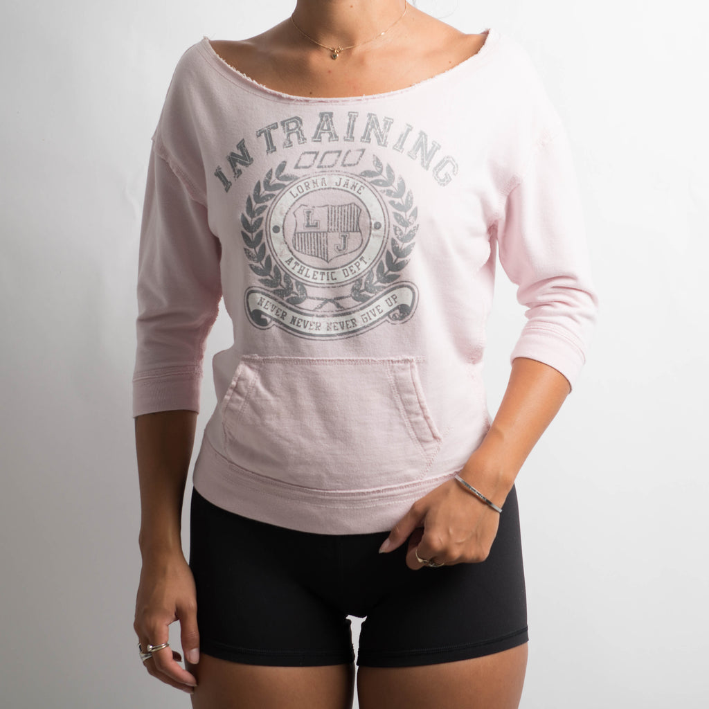 PINK 3/4 LONG SLEEVE TOP