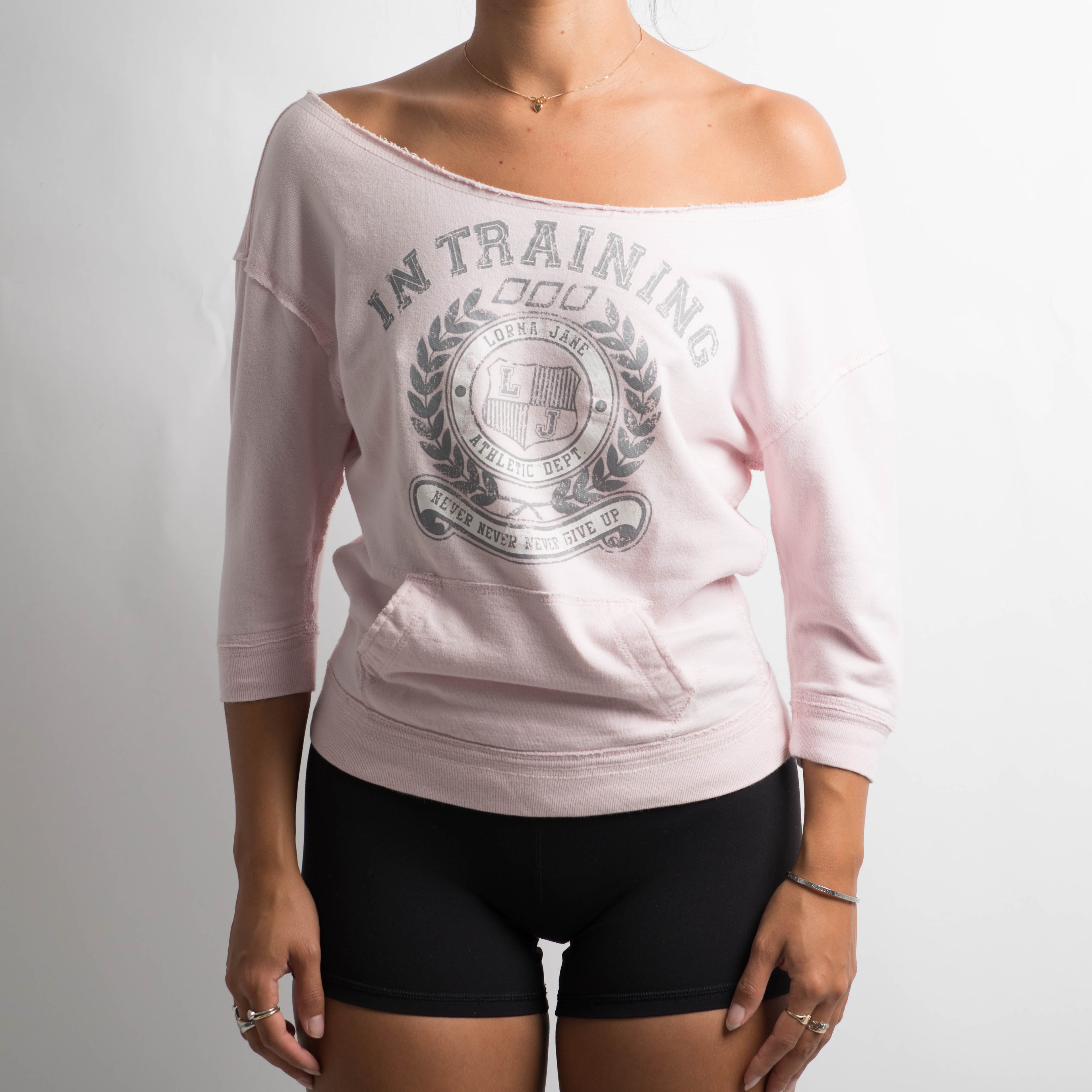 PINK 3/4 LONG SLEEVE TOP