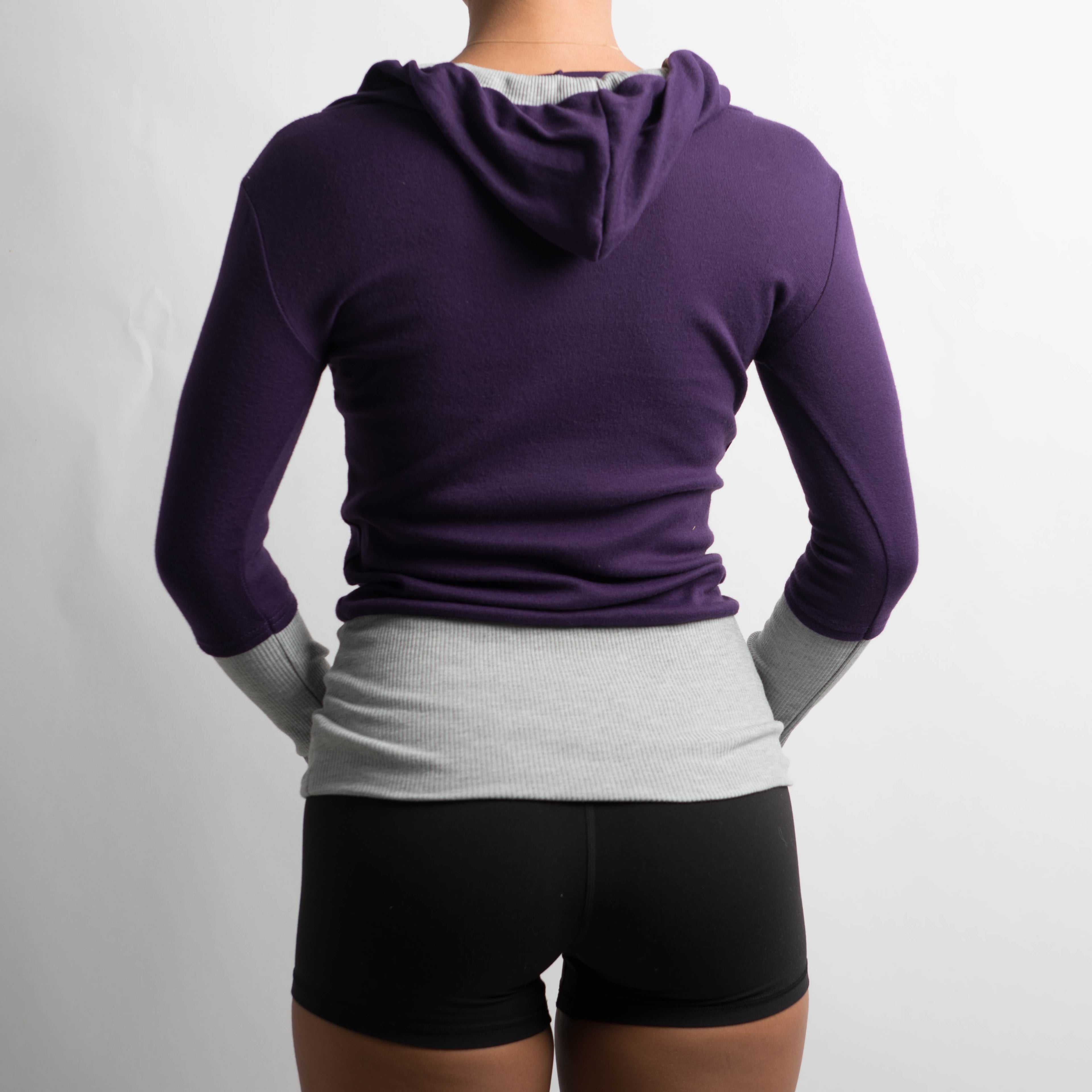 PURPLE LAYERED LONG SLEEVE