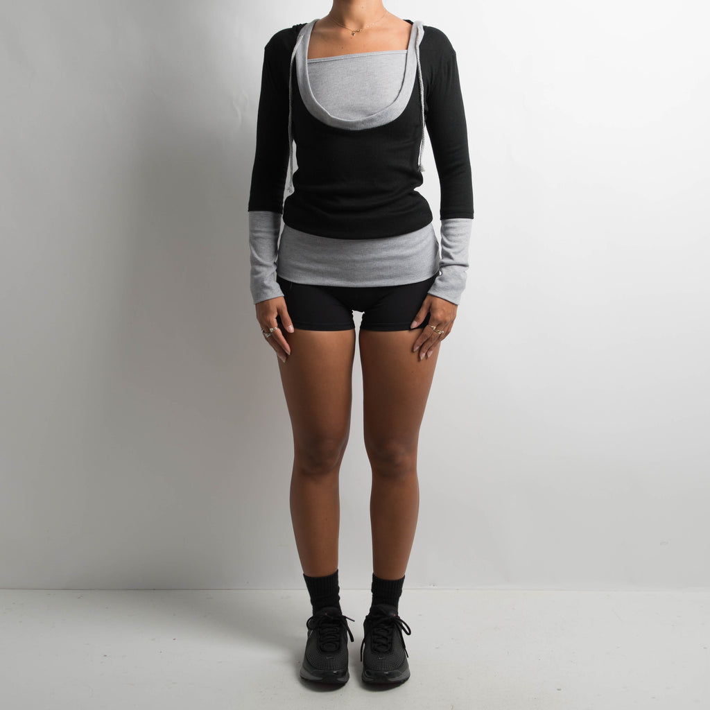 BLACK LAYERED LONG SLEEVE