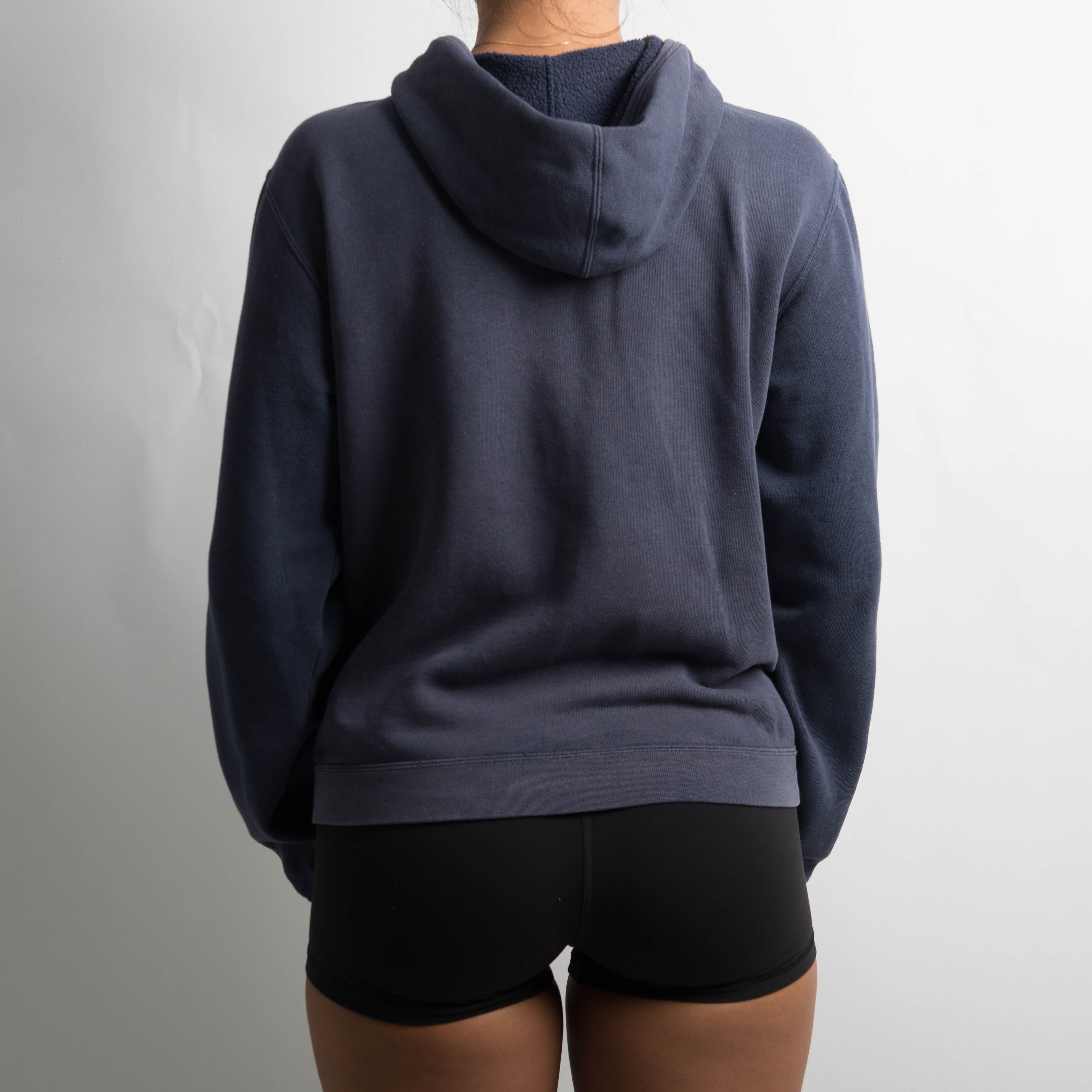 FADED NAVY ZIP HOODIE