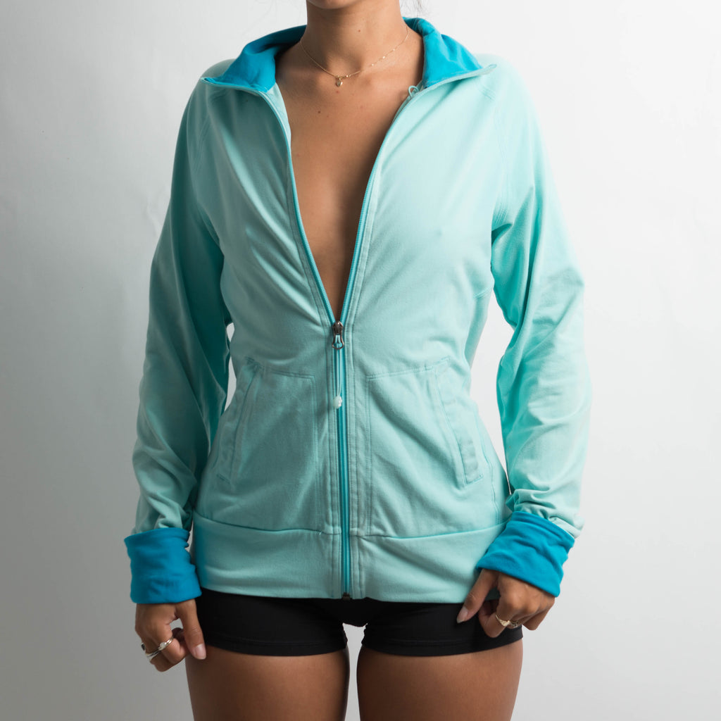 MINT STRETCH ZIP JACKET