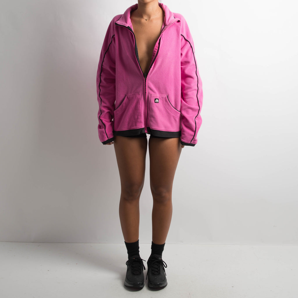PINK FLEECE ZIP JACKET