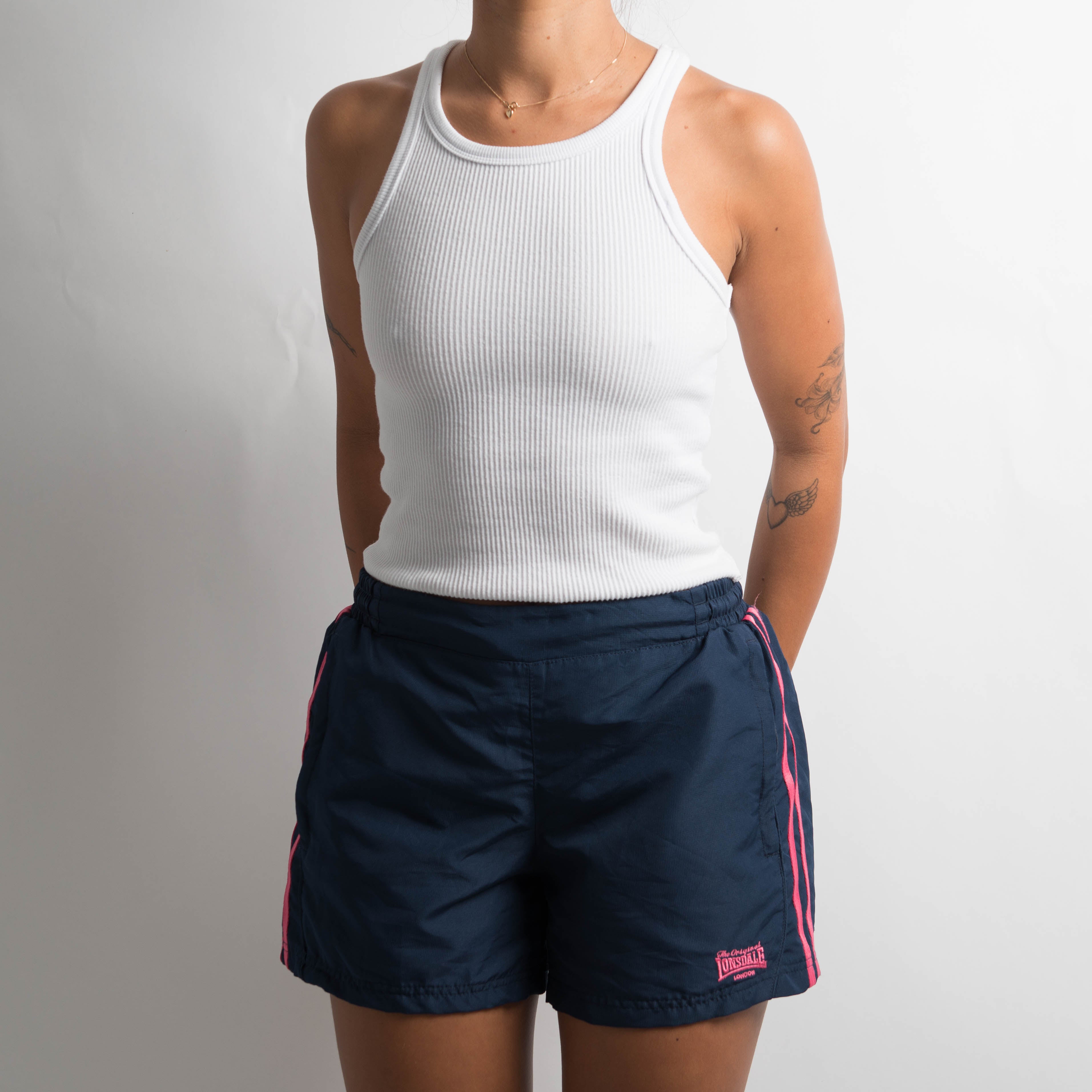 NAVY LONSDALE SHORTS