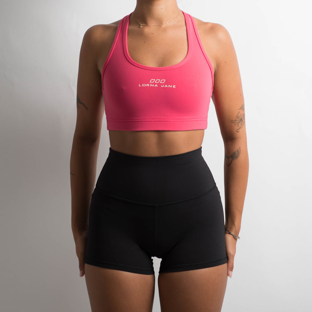 BERRY PINK SPORTS BRA