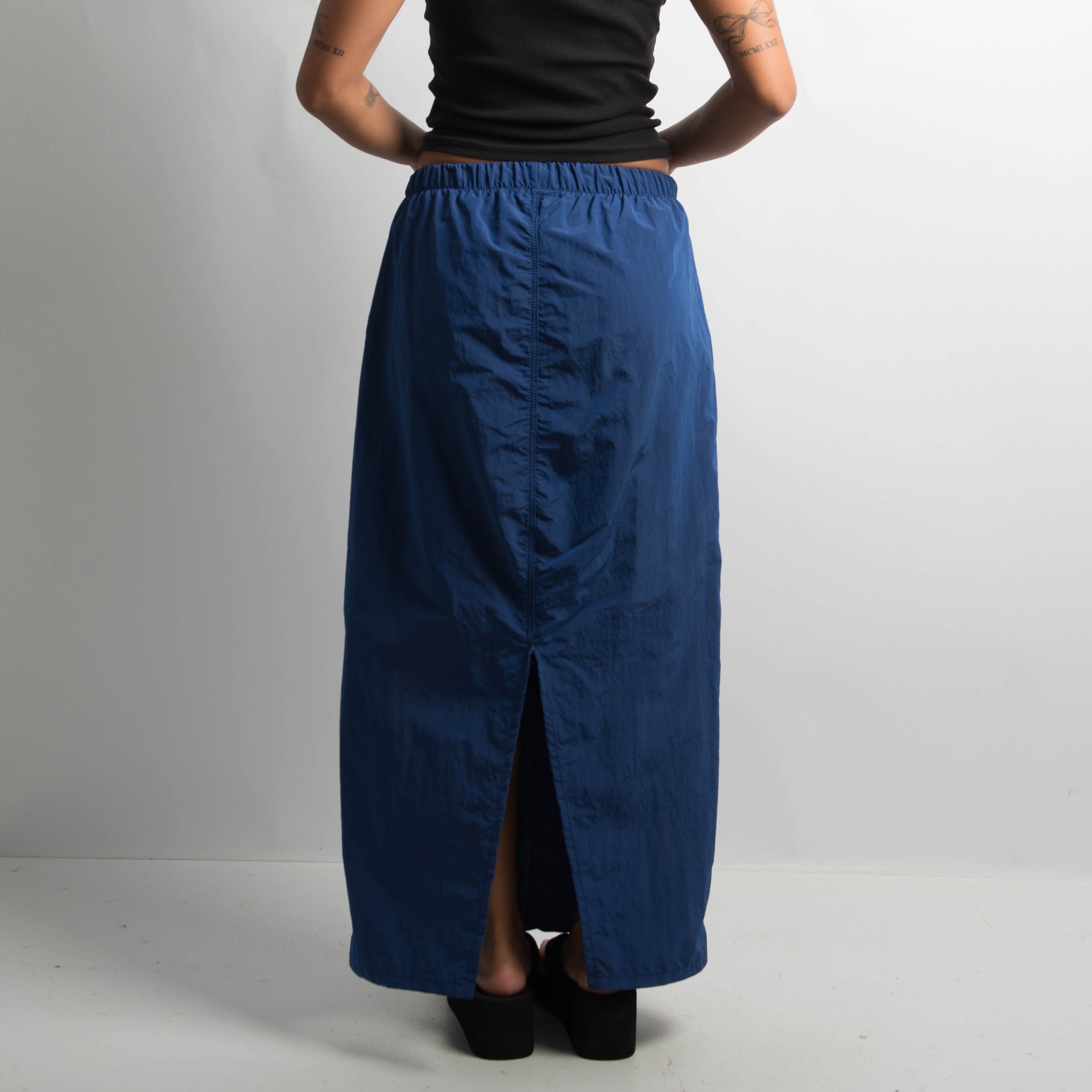 BLUE PARACHUTE MAXI SKIRT