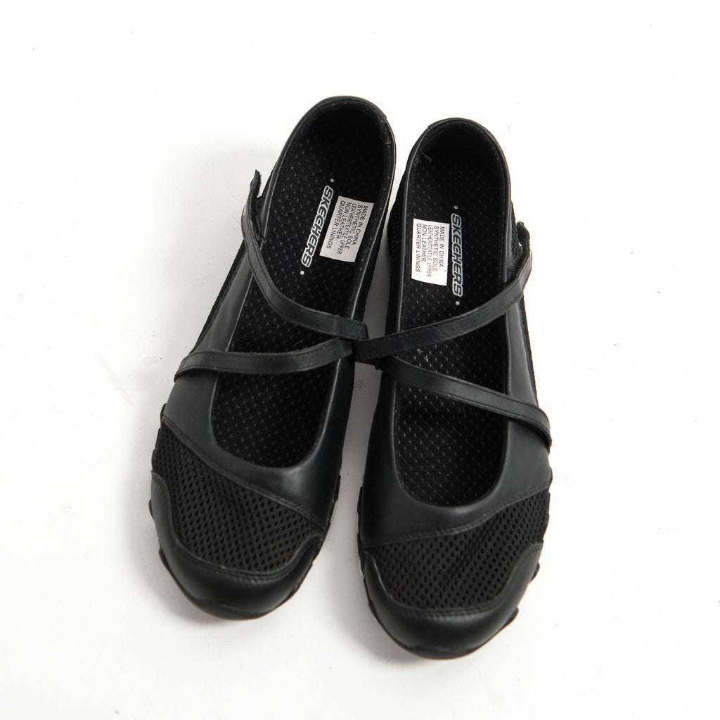 MESH MARY JANE FLATS