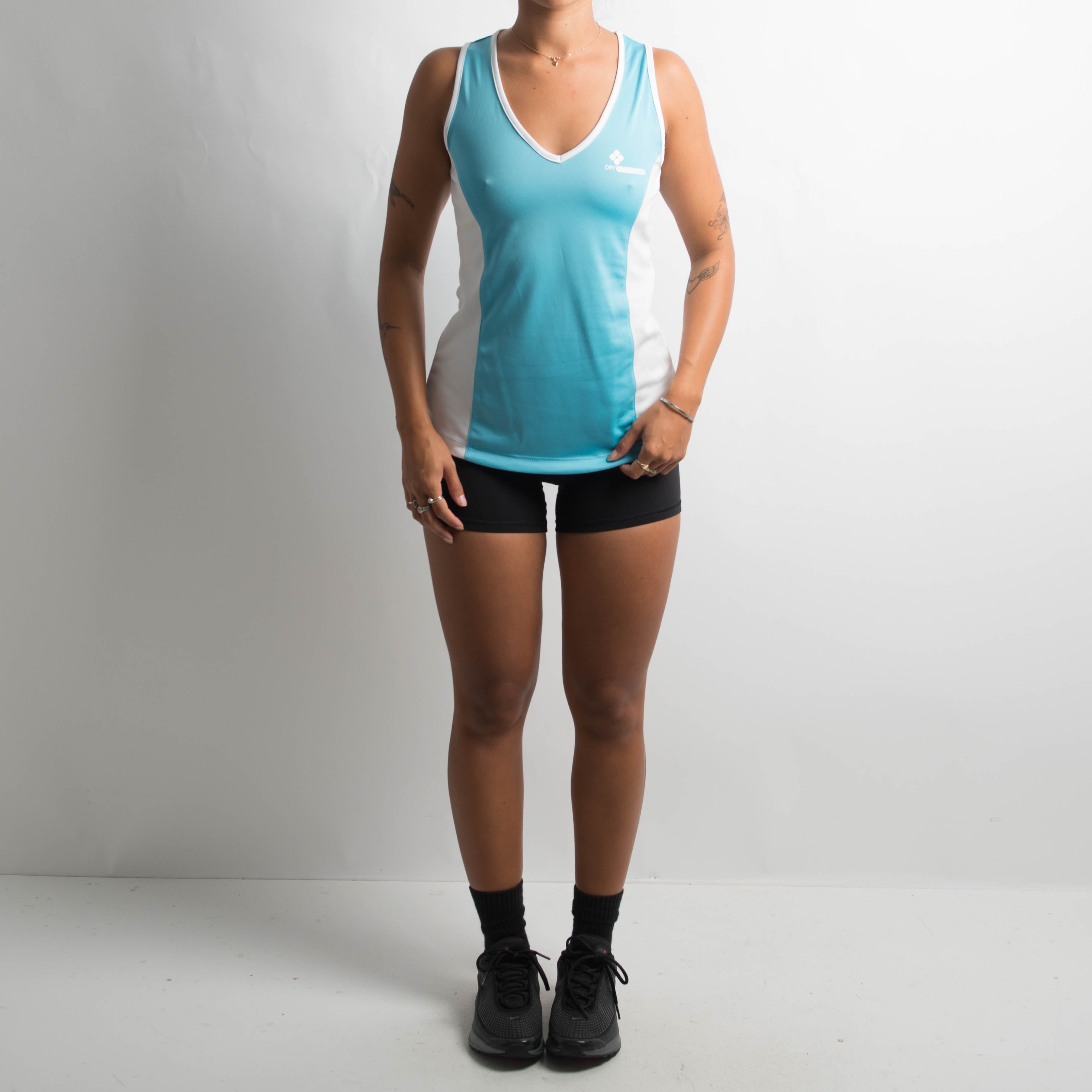 BLUE ACTIVEWEAR TANK TOP