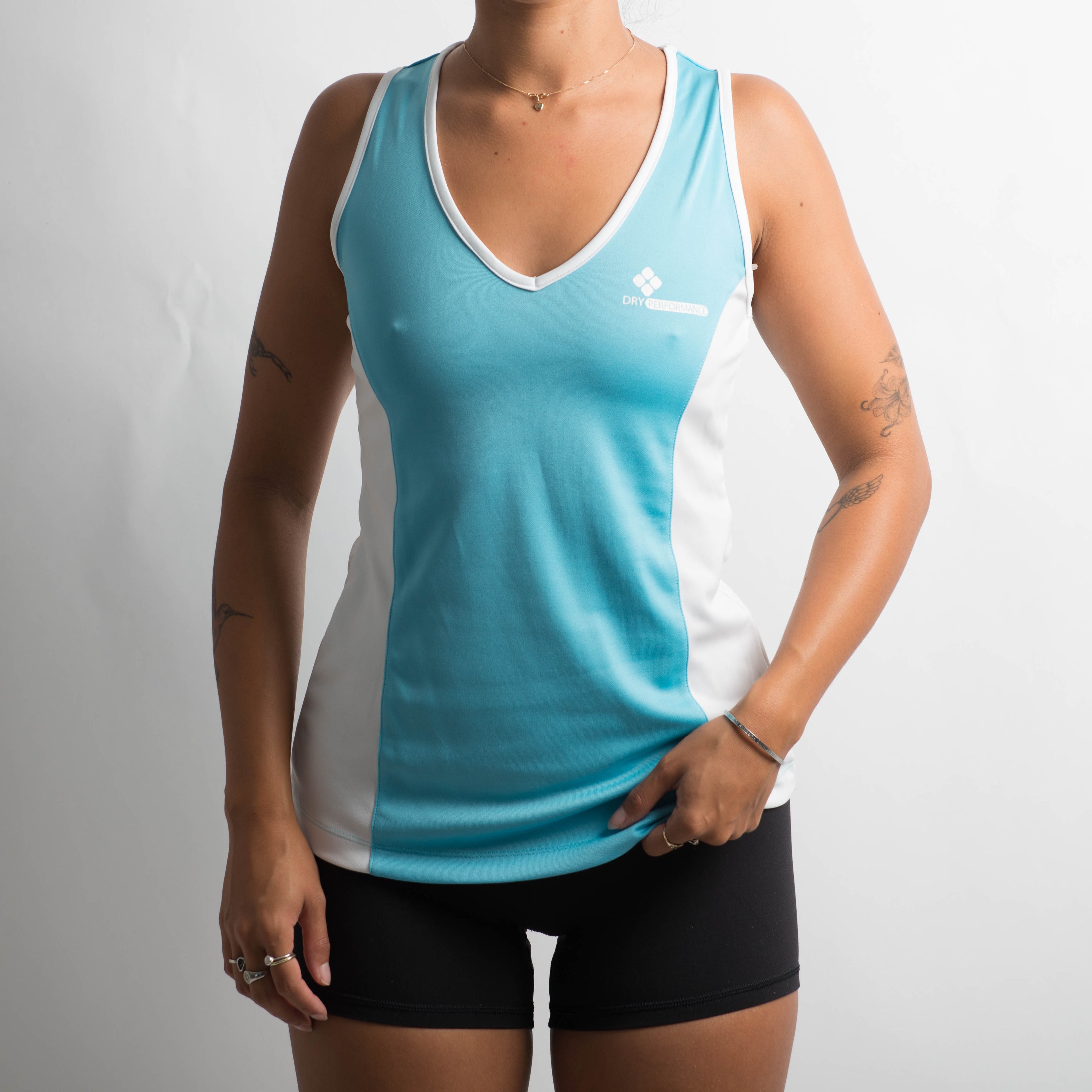 BLUE ACTIVEWEAR TANK TOP