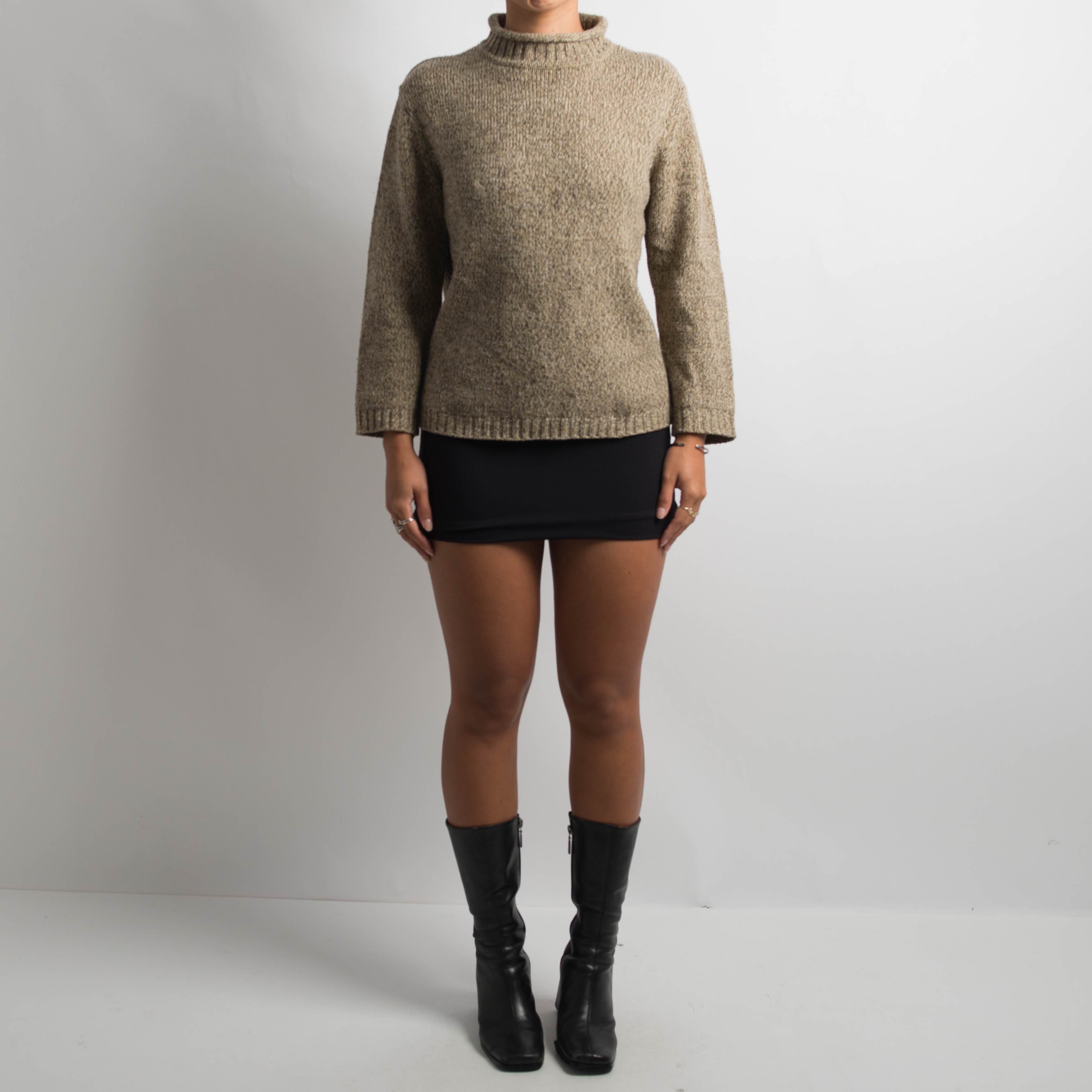 BROWN MARLE SWEATER