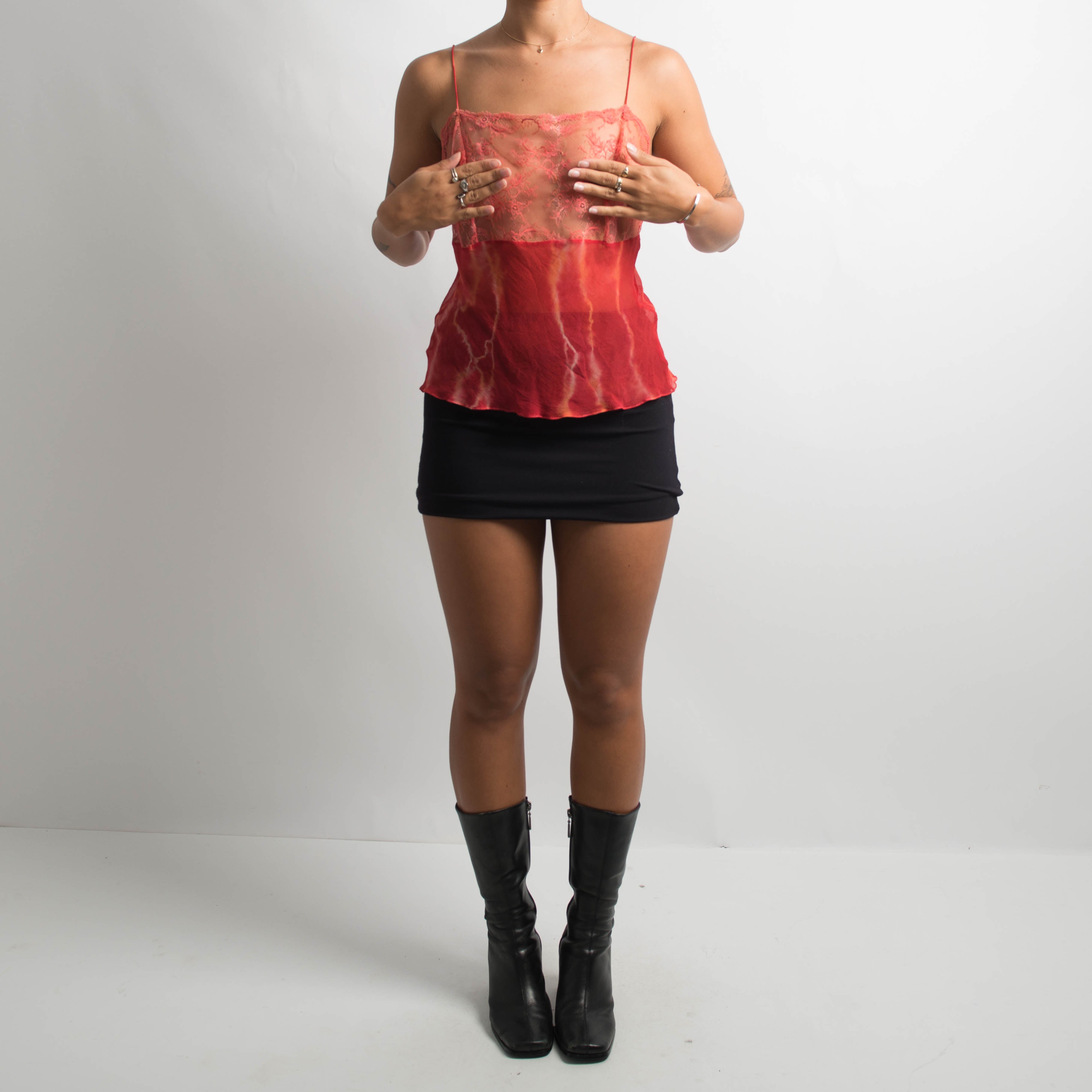 TIE DYE SILK CAMISOLE