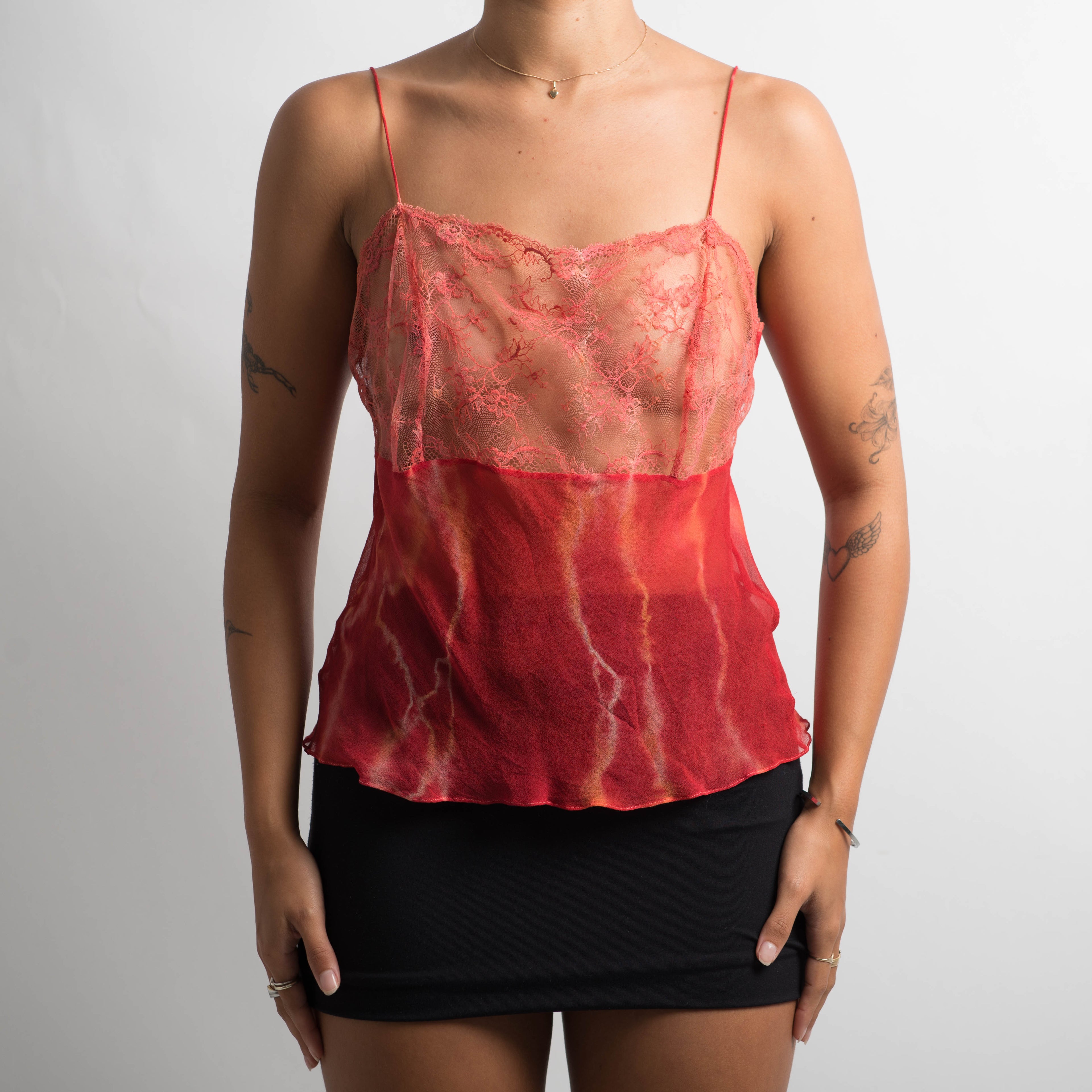 TIE DYE SILK CAMISOLE