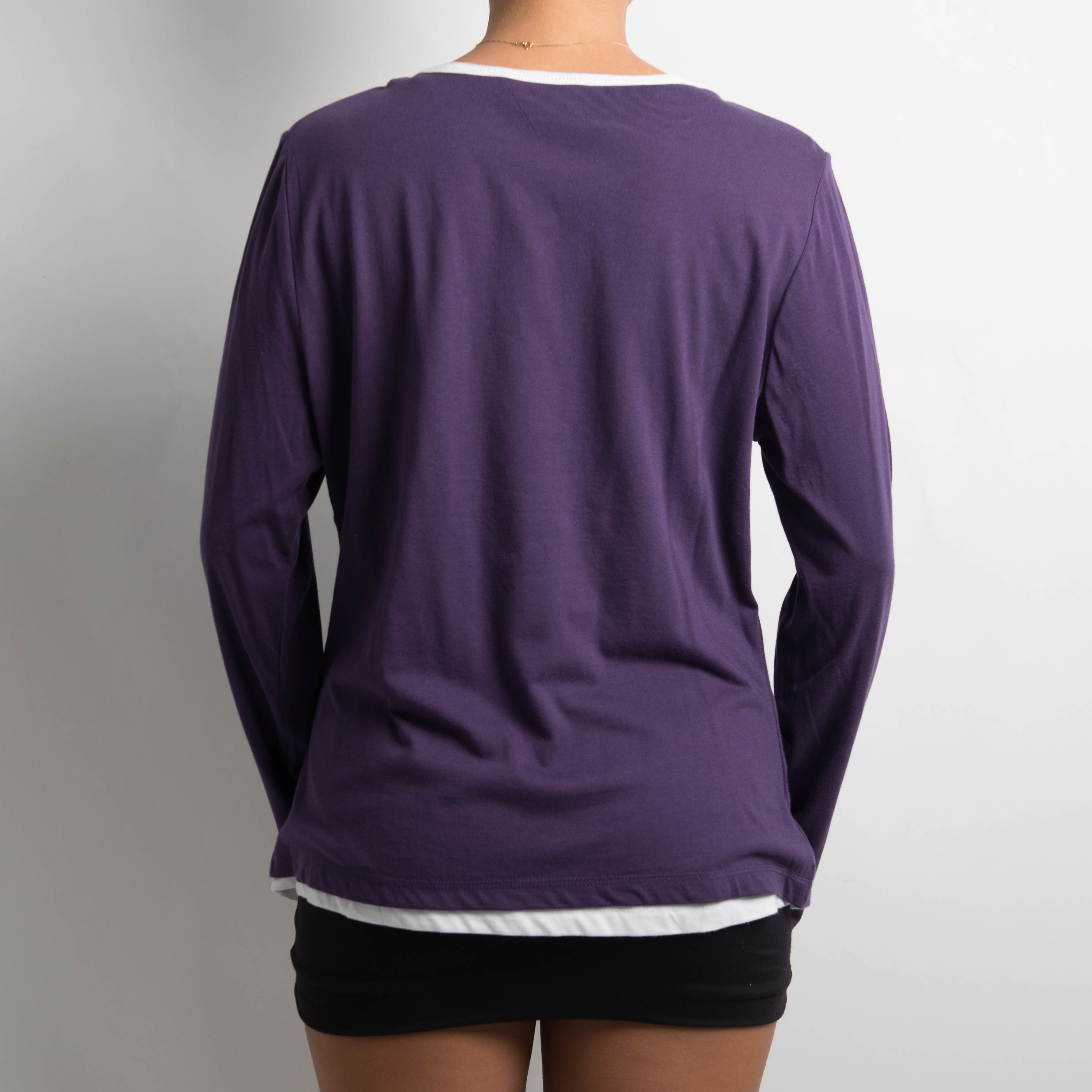 PURPLE LONG SLEEVE TOP