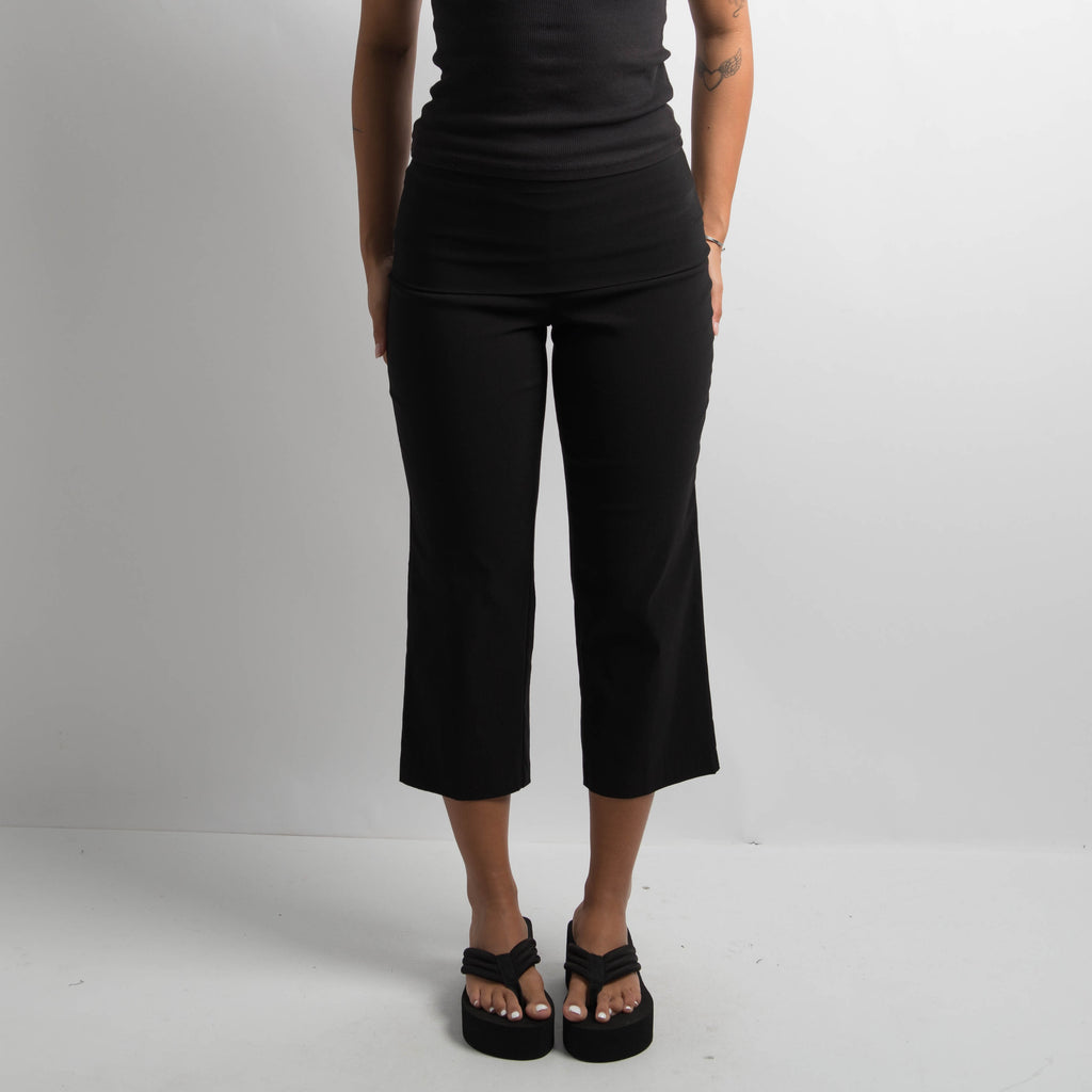 FOLD OVER CAPRI PANTS