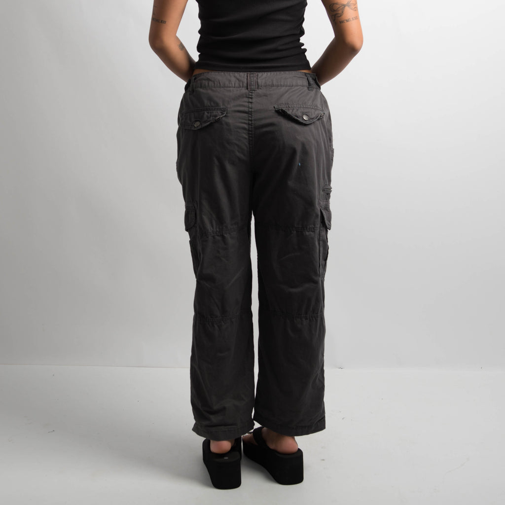 CHARCOAL CARGO PANTS