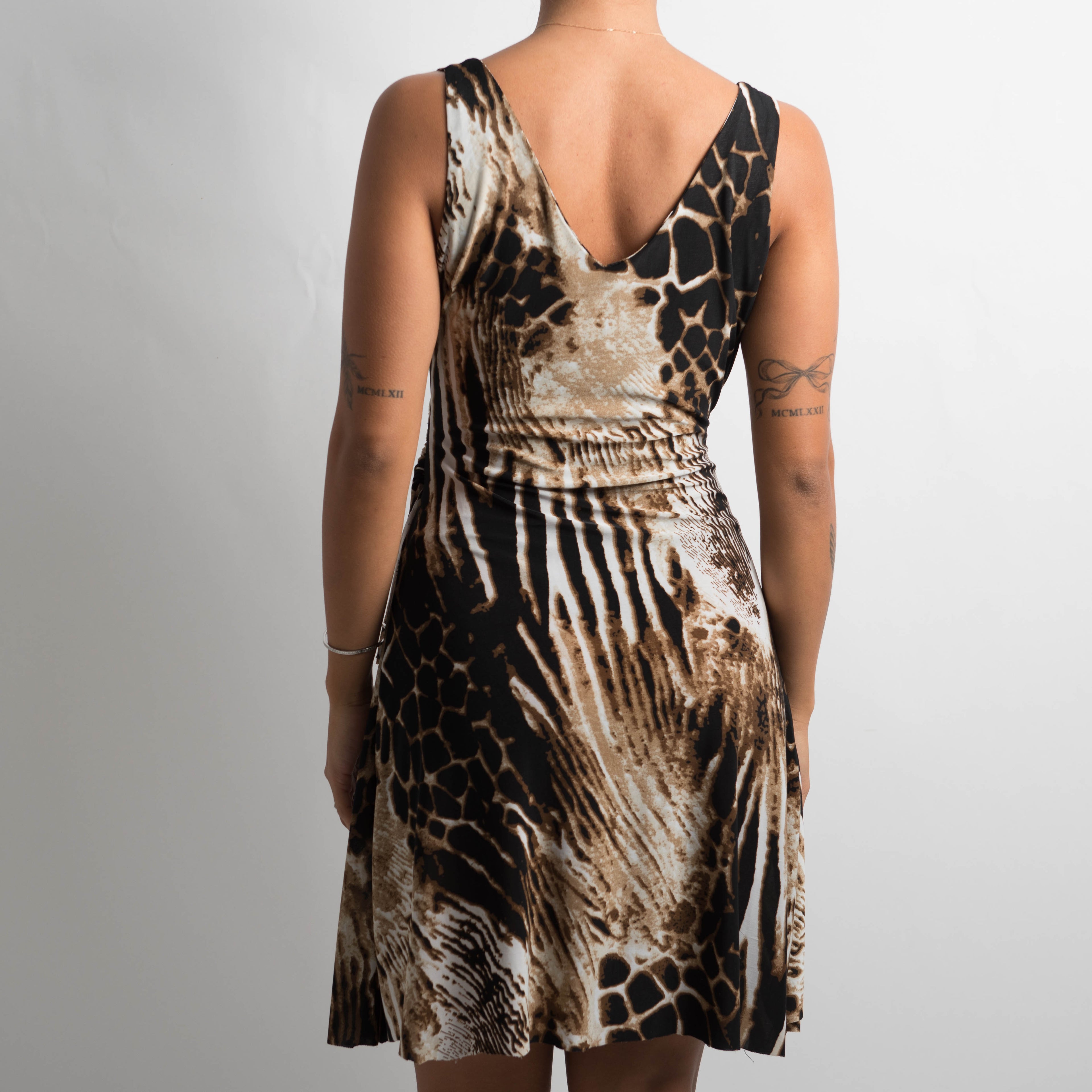 SLINKY ANIMAL PRINT DRESS