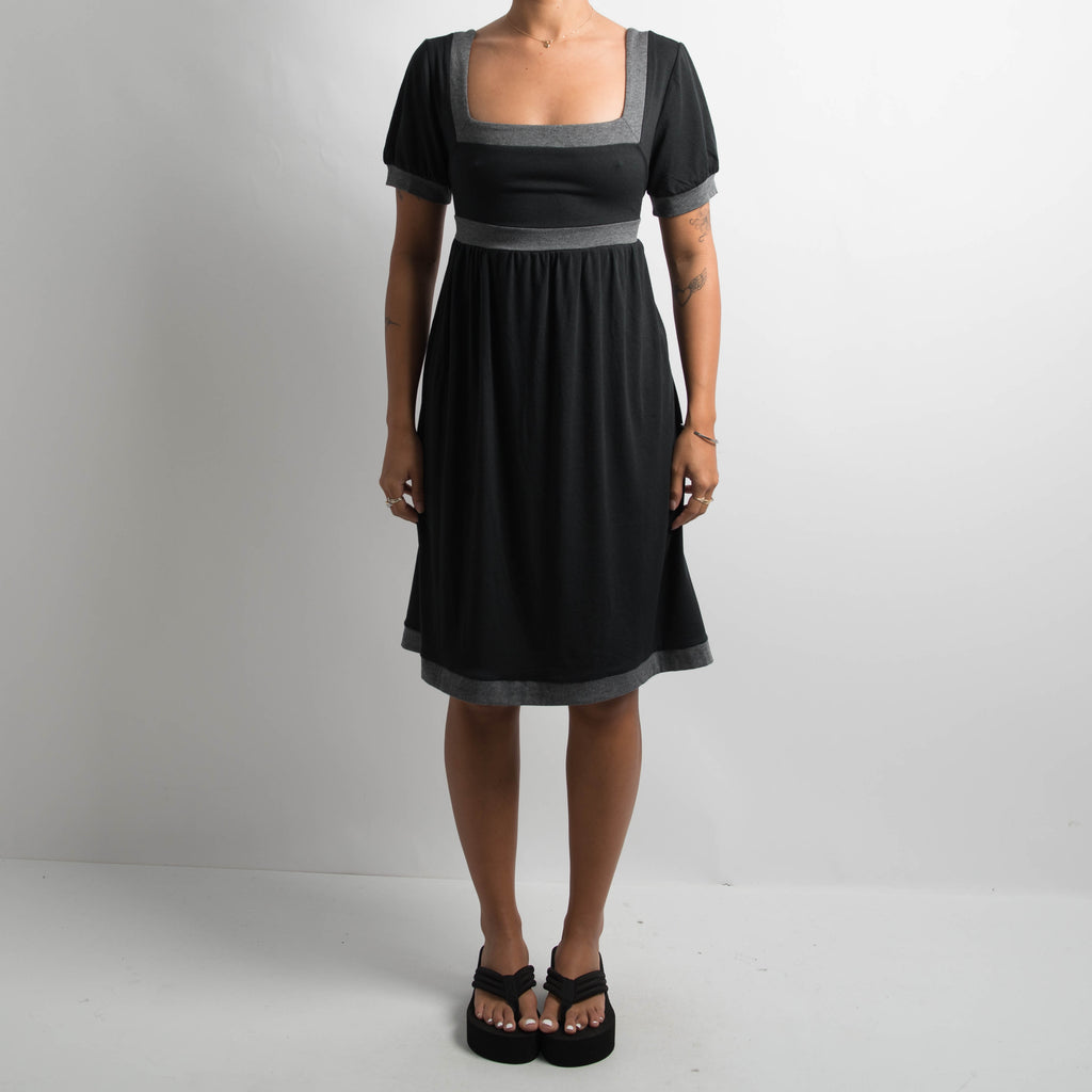 BLACK BABYDOLL DRESS