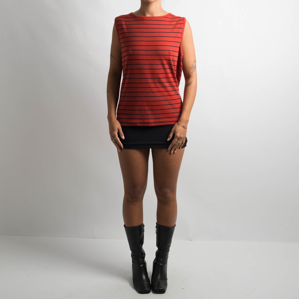 STRIPED SLEEVELESS TOP