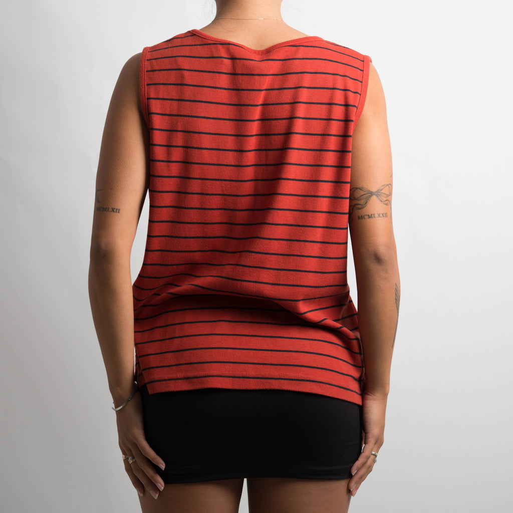 STRIPED SLEEVELESS TOP