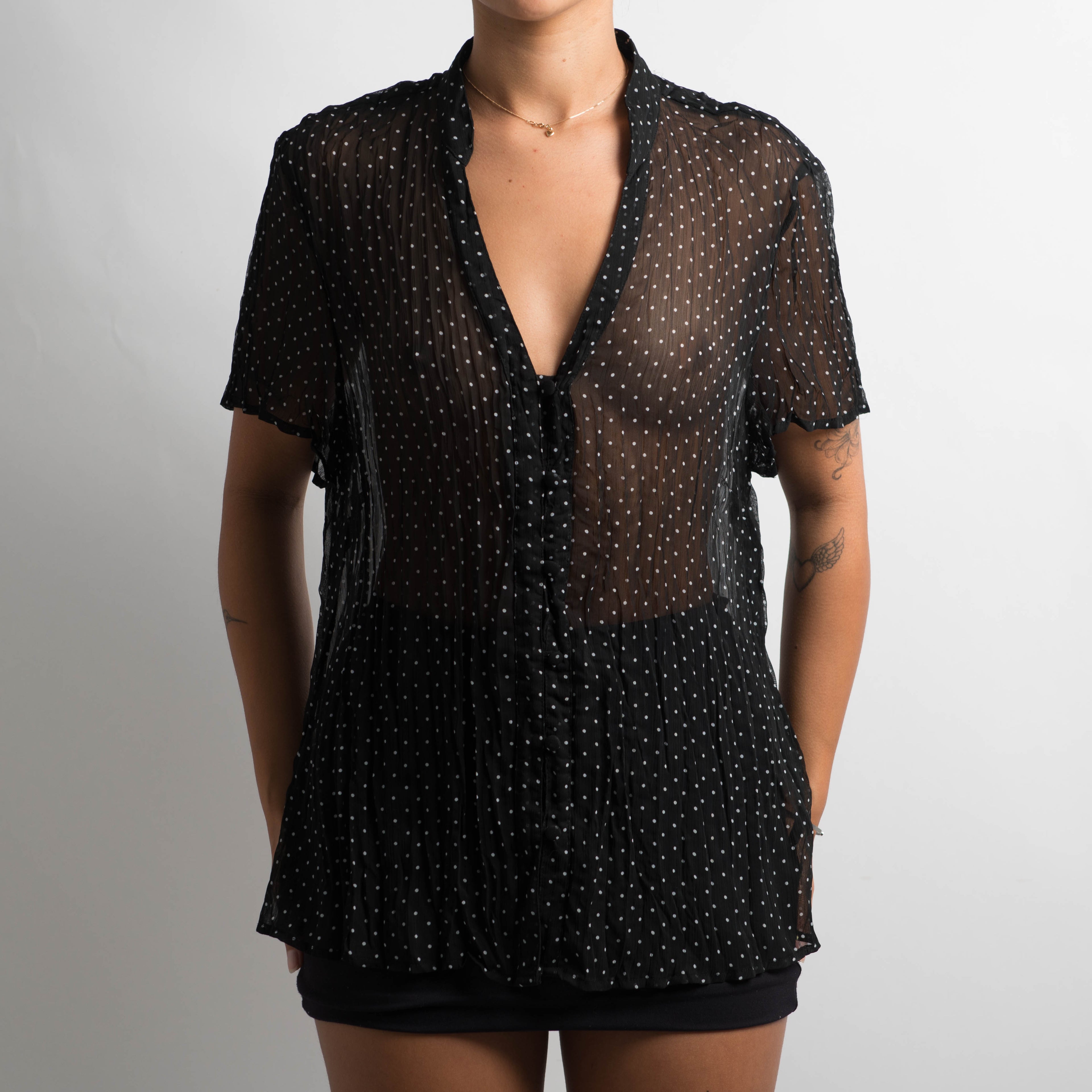 POLKA DOT BLOUSE