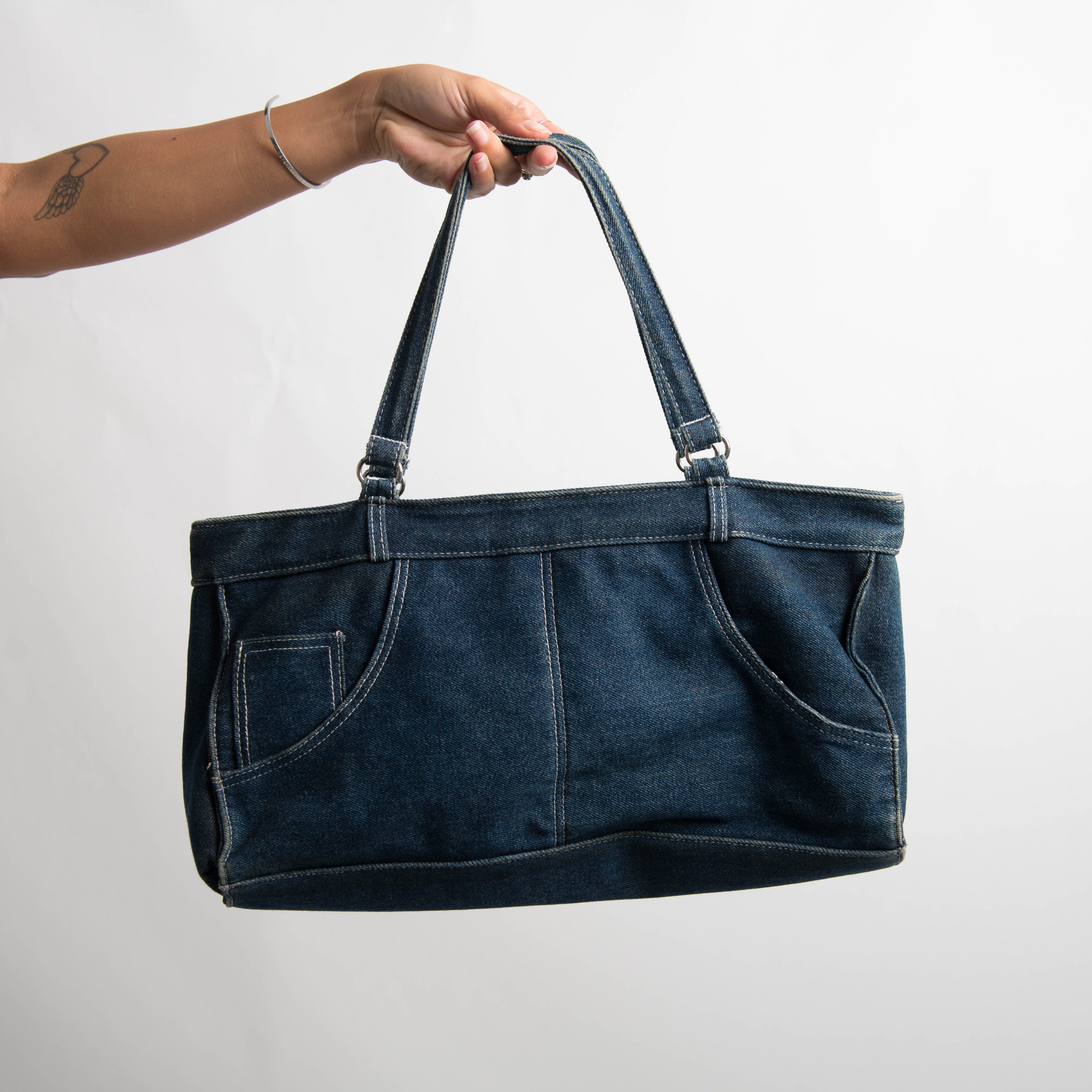 DENIM SHOULDER BAG