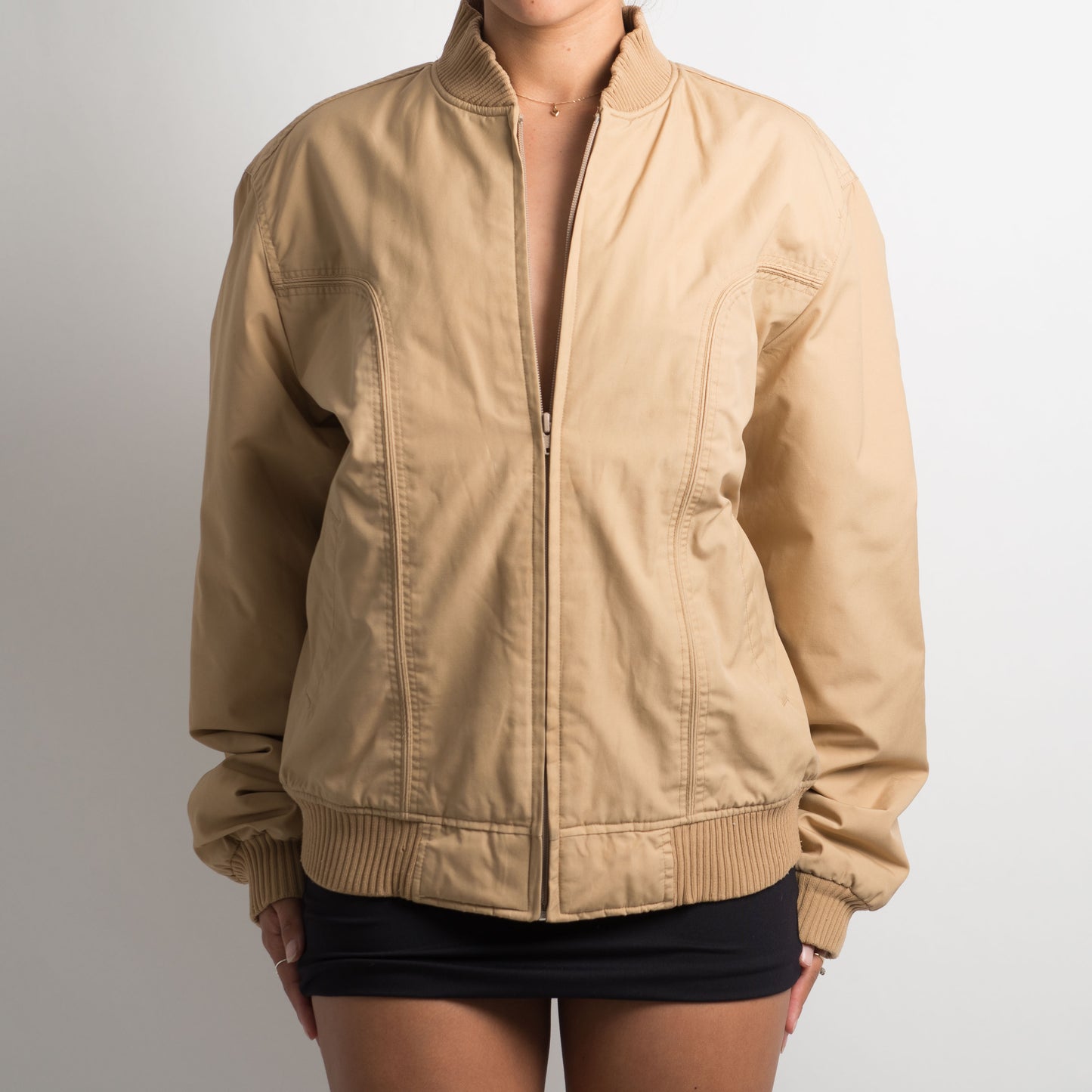 BLOUSON BOMBER DOUDOU BEIGE