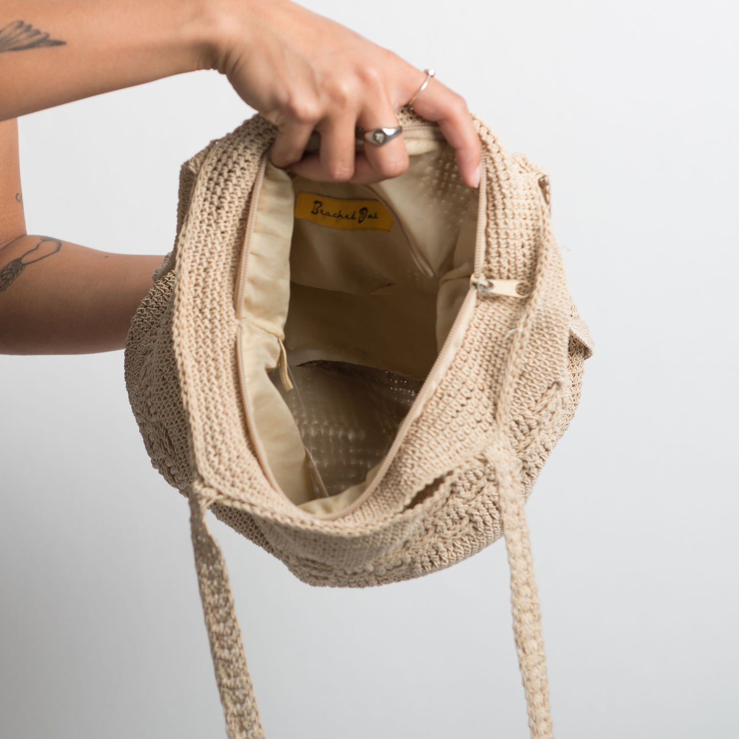 SAC CROCHET BEIGE