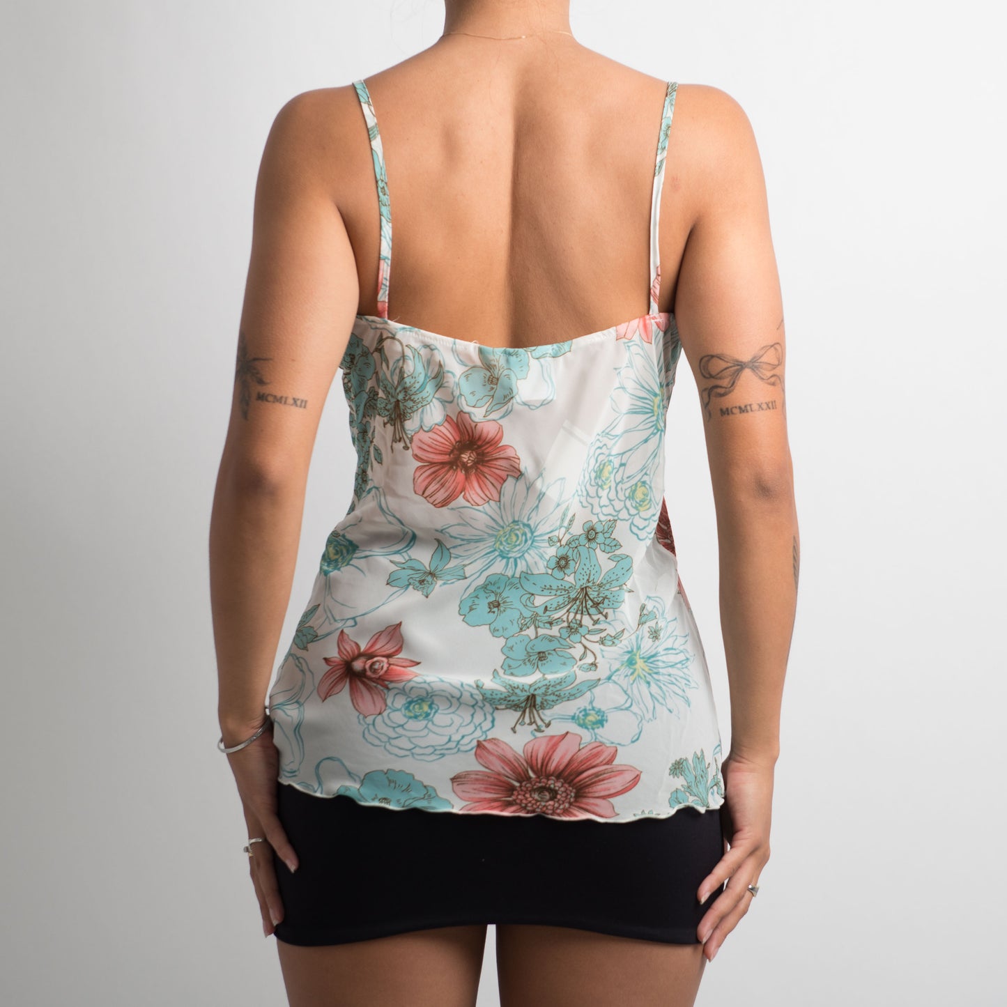 SHEER FLORAL CAMISOLE