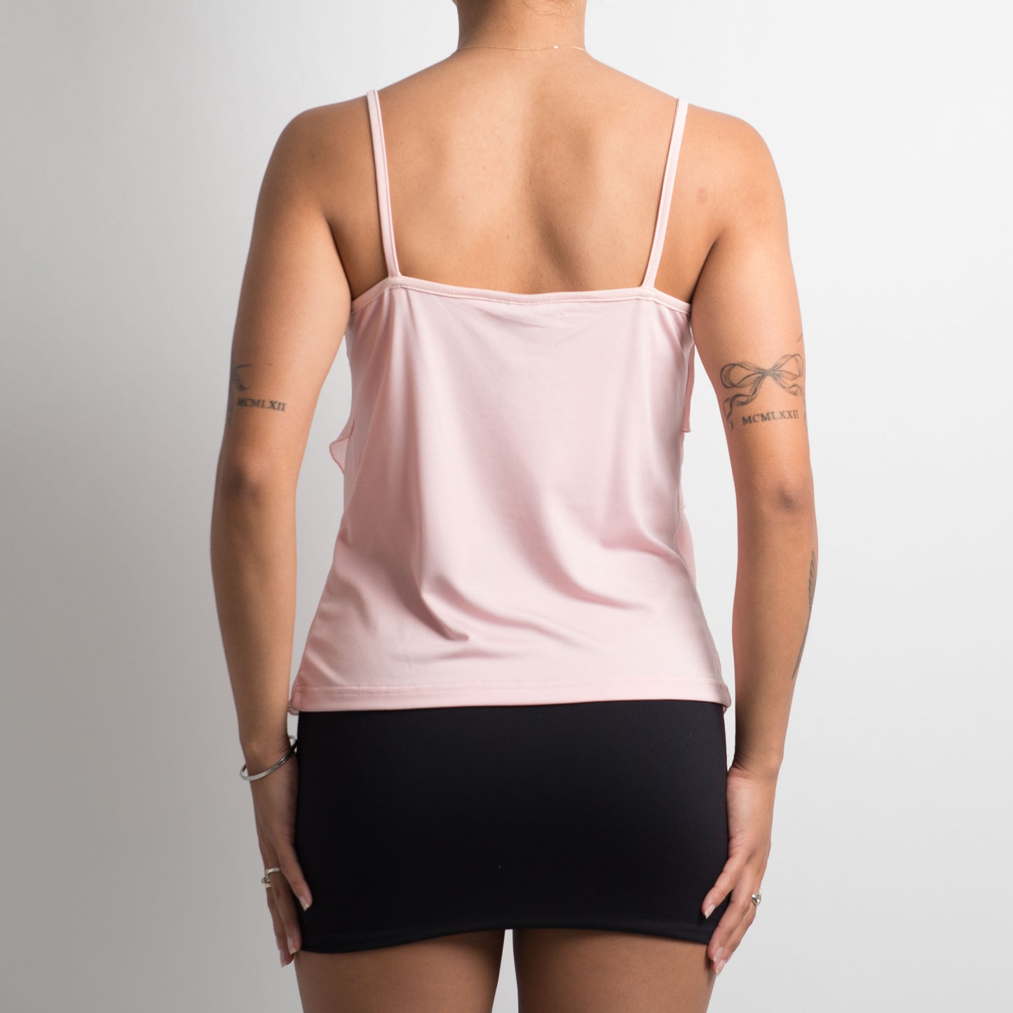 PINK RUFFLE CAMISOLE