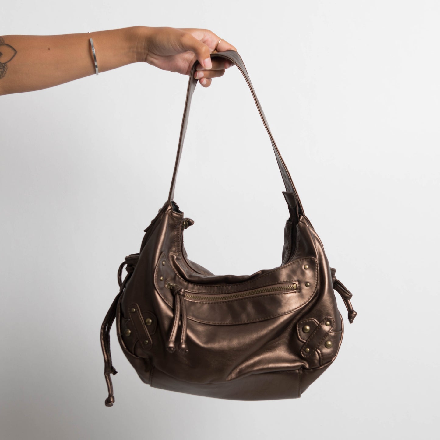 BRONZE METALLIC BAG