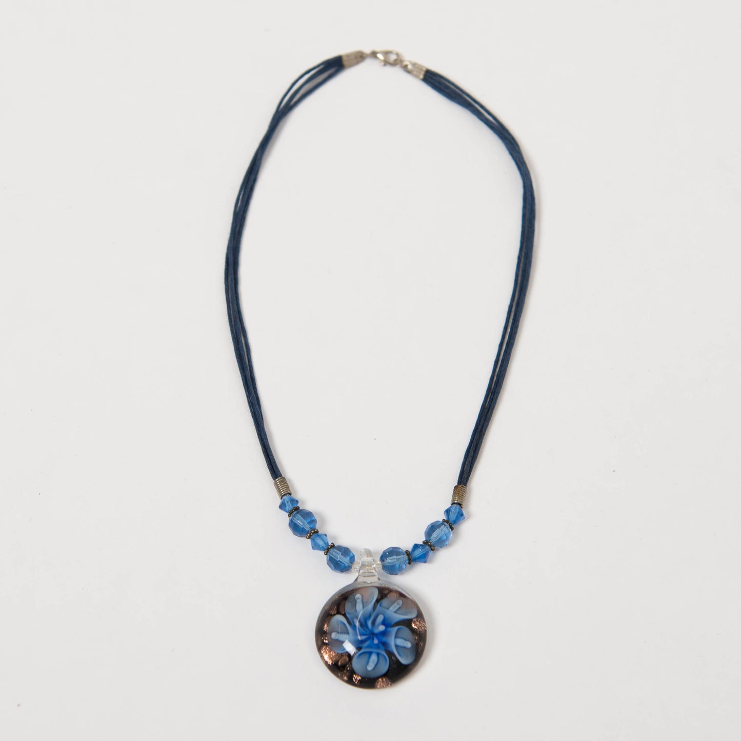 BLUE PENDANT NECKLACE