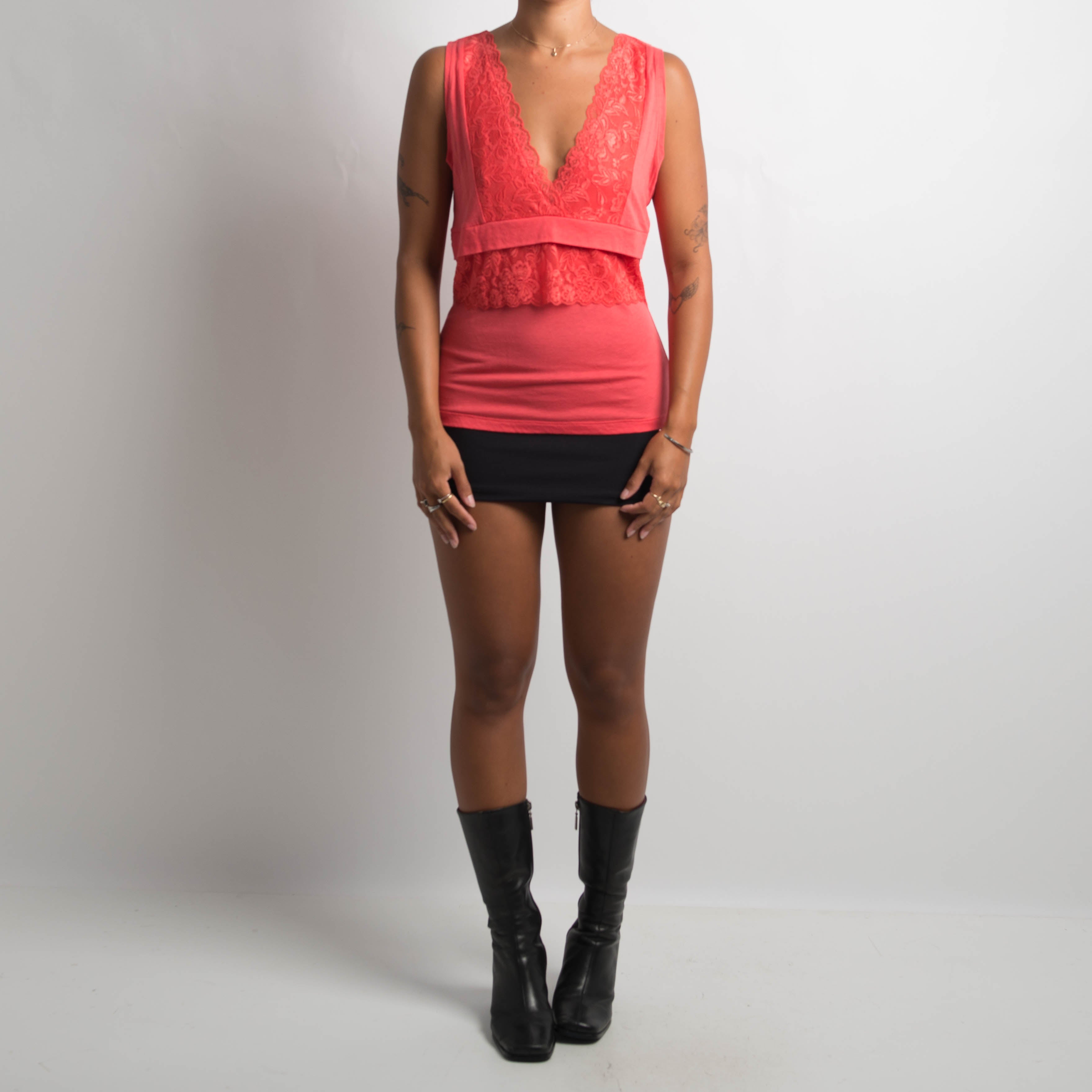 BRIGHT LACE TANK TOP