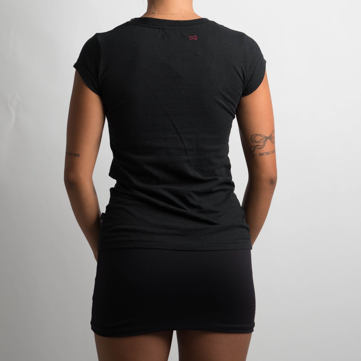 BLACK PLAYBOY BABY TEE