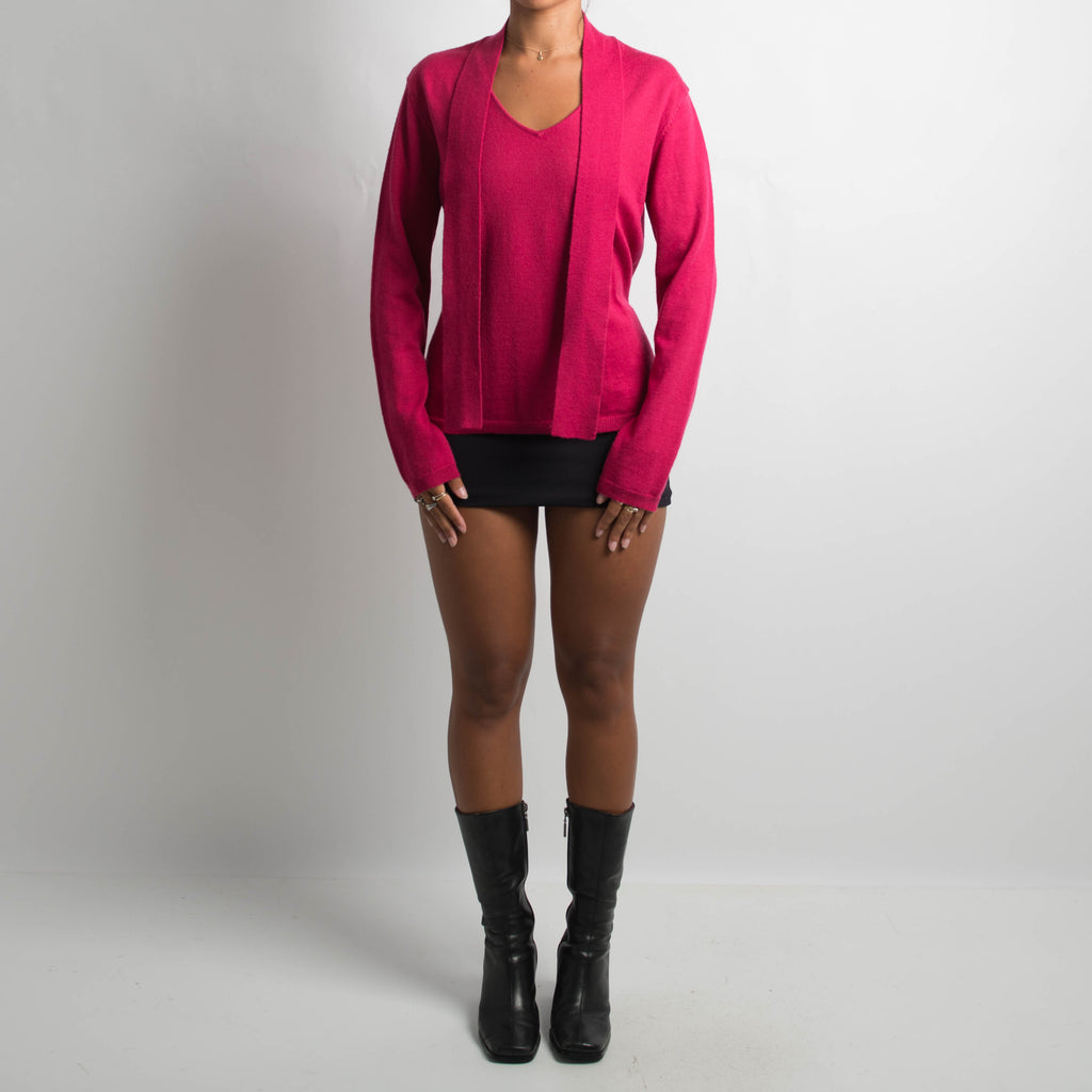PINK WOOL LONG SLEEVE