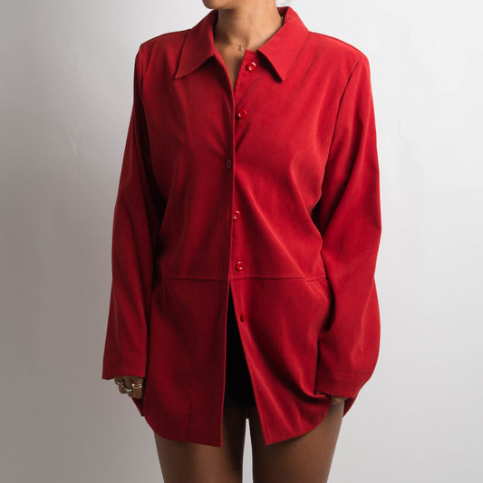 RED BUTTON JACKET