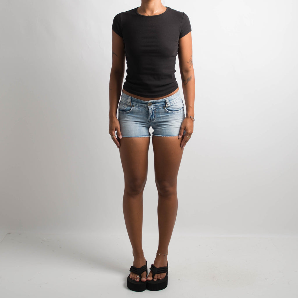 DENIM MINI SHORTS