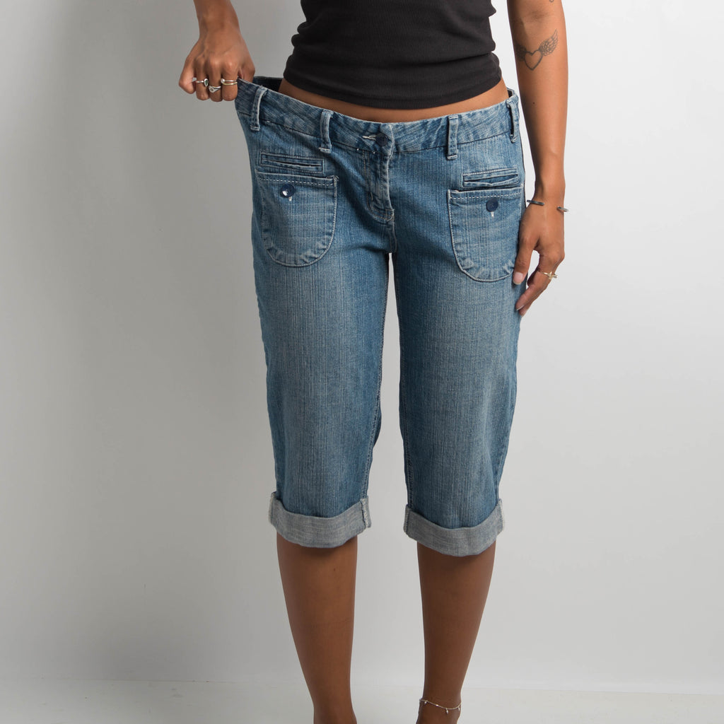 CROP DENIM JEANS