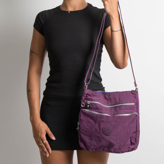 PURPLE SATCHEL BAG