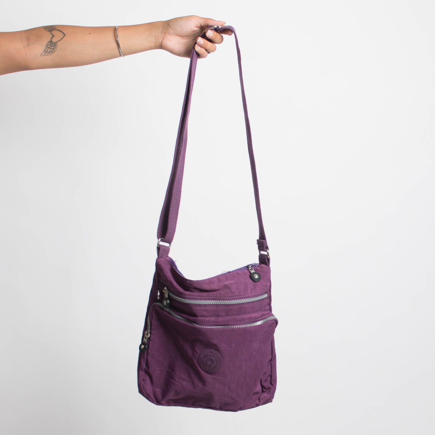 PURPLE SATCHEL BAG