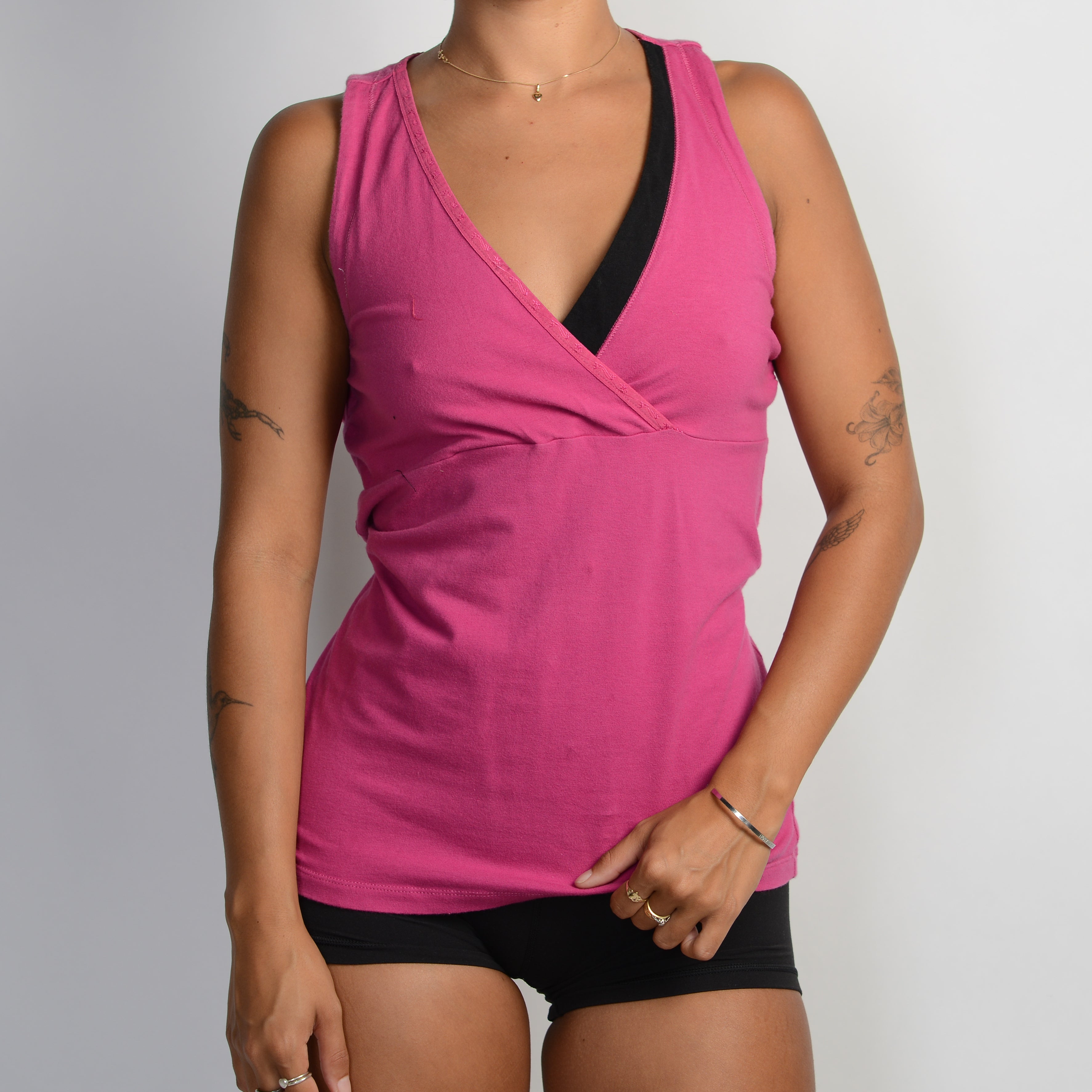 PINK LAYERED TANK TOP