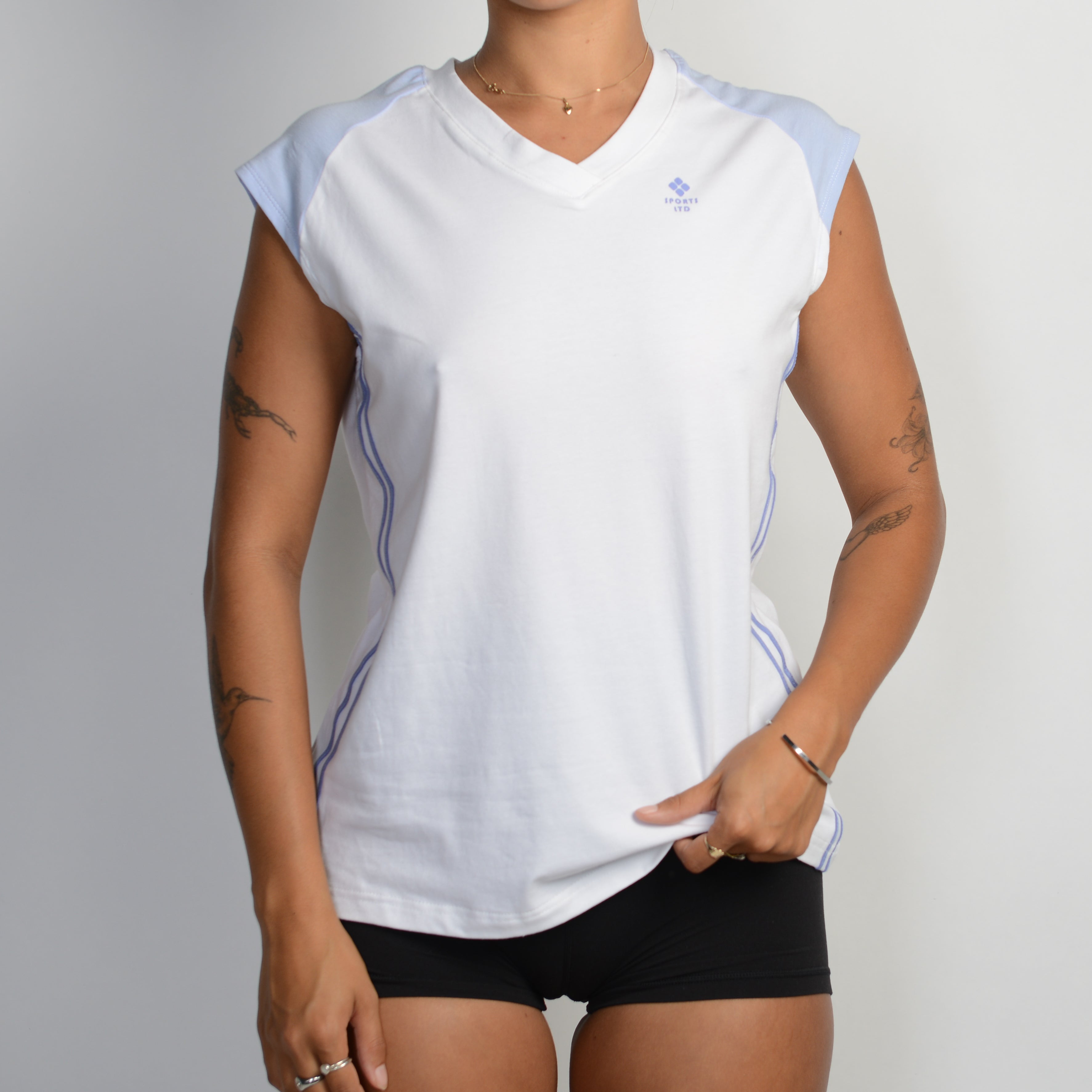 WHITE ACTIVE TANK TOP