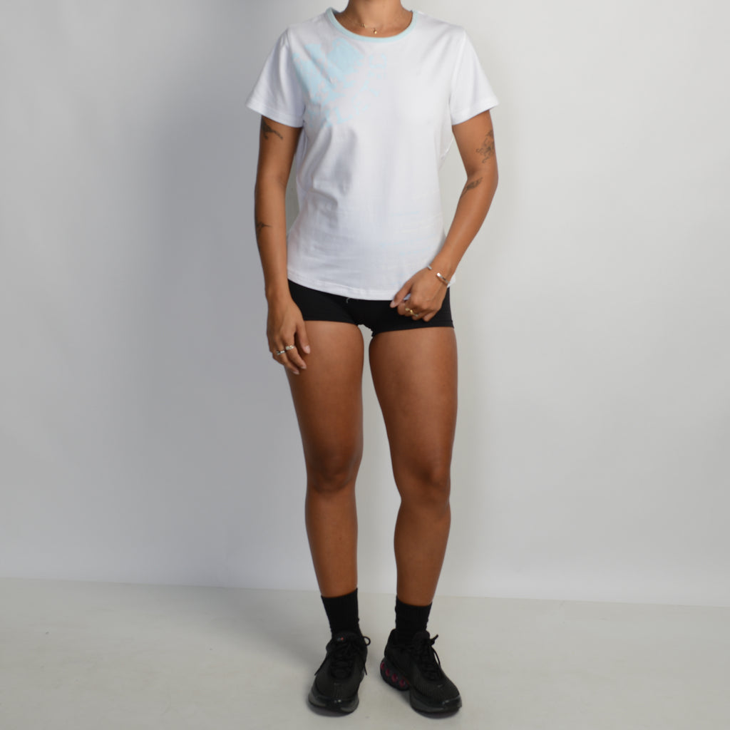 WHITE GRAPHIC TEE