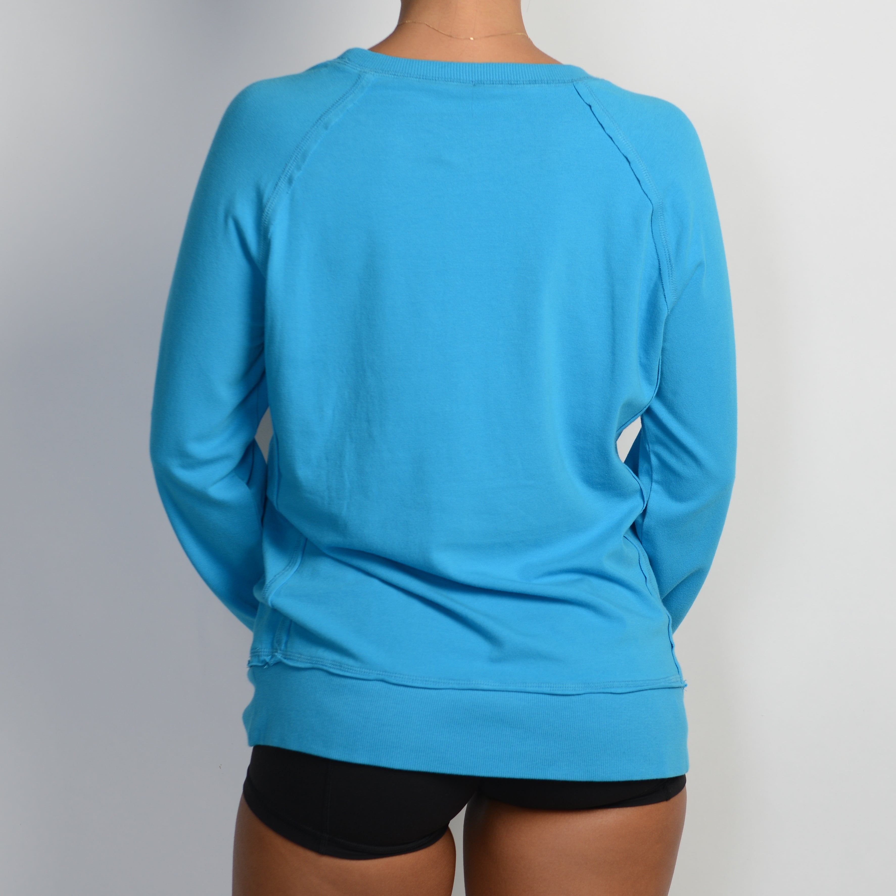 BLUE LONG SLEEVE TOP
