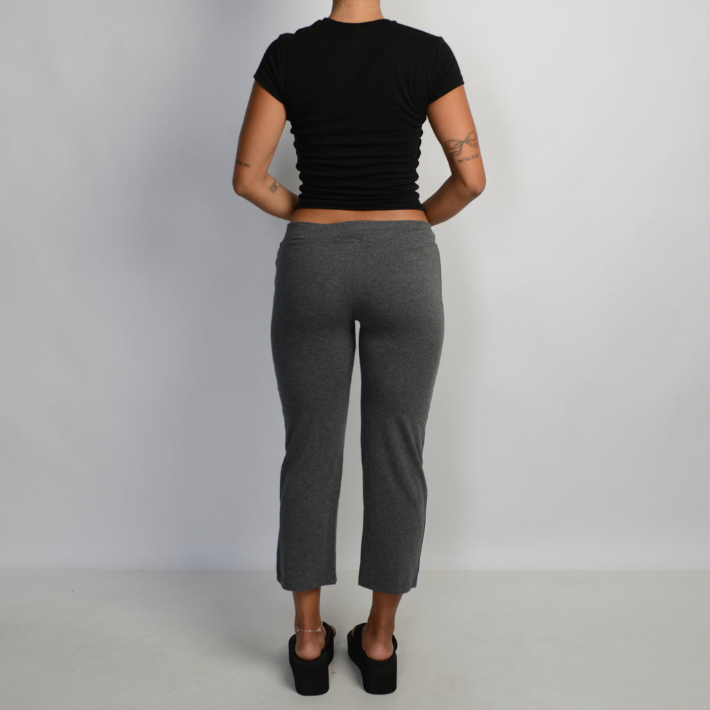 GREY CAPRI COTTON TIGHTS