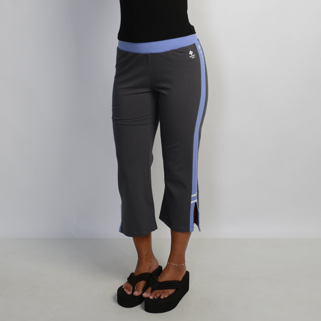 GREY CAPRI COTTON TIGHTS