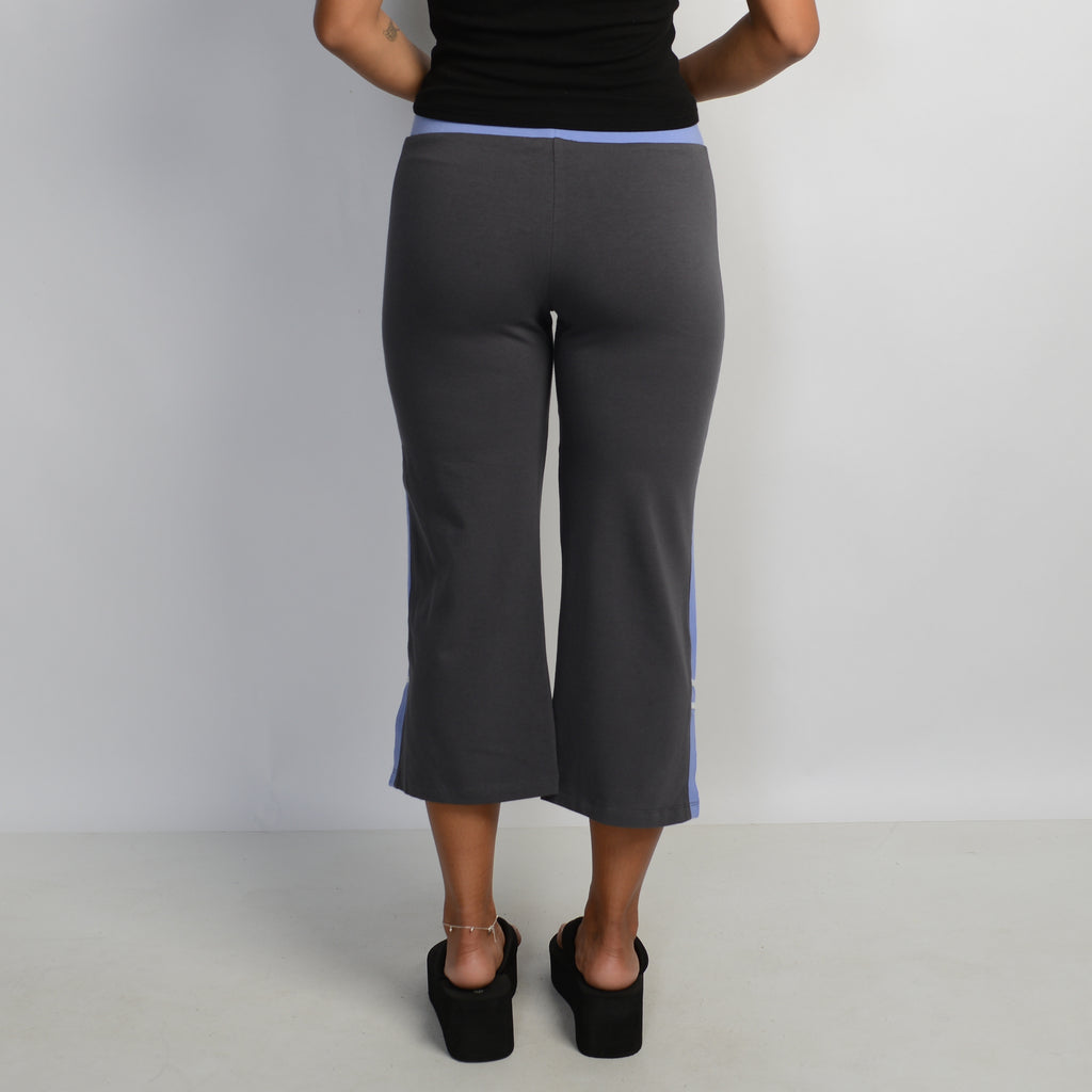 GREY CAPRI COTTON TIGHTS