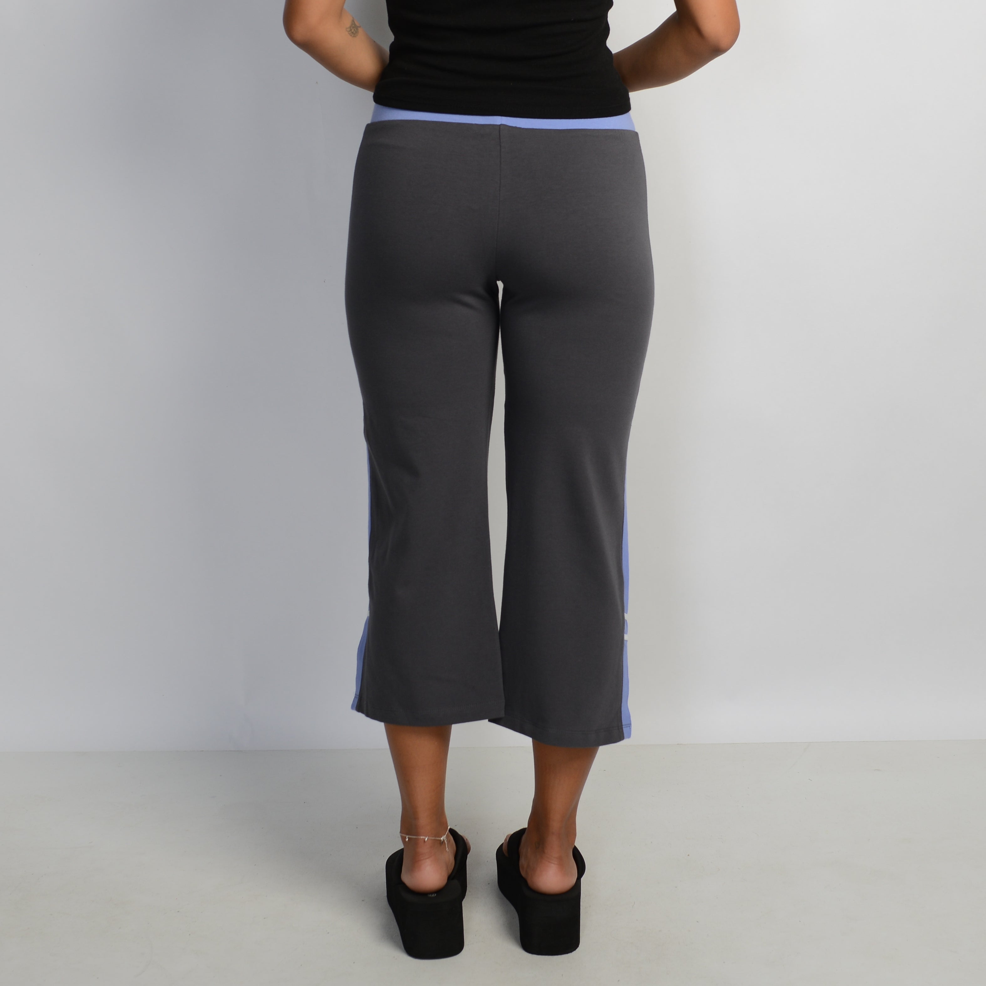 GREY CAPRI COTTON TIGHTS