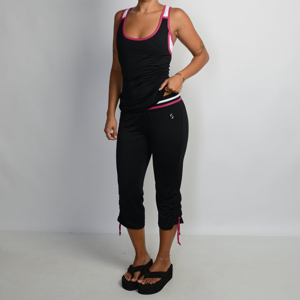 PINK CONTRAST MATCHING SET