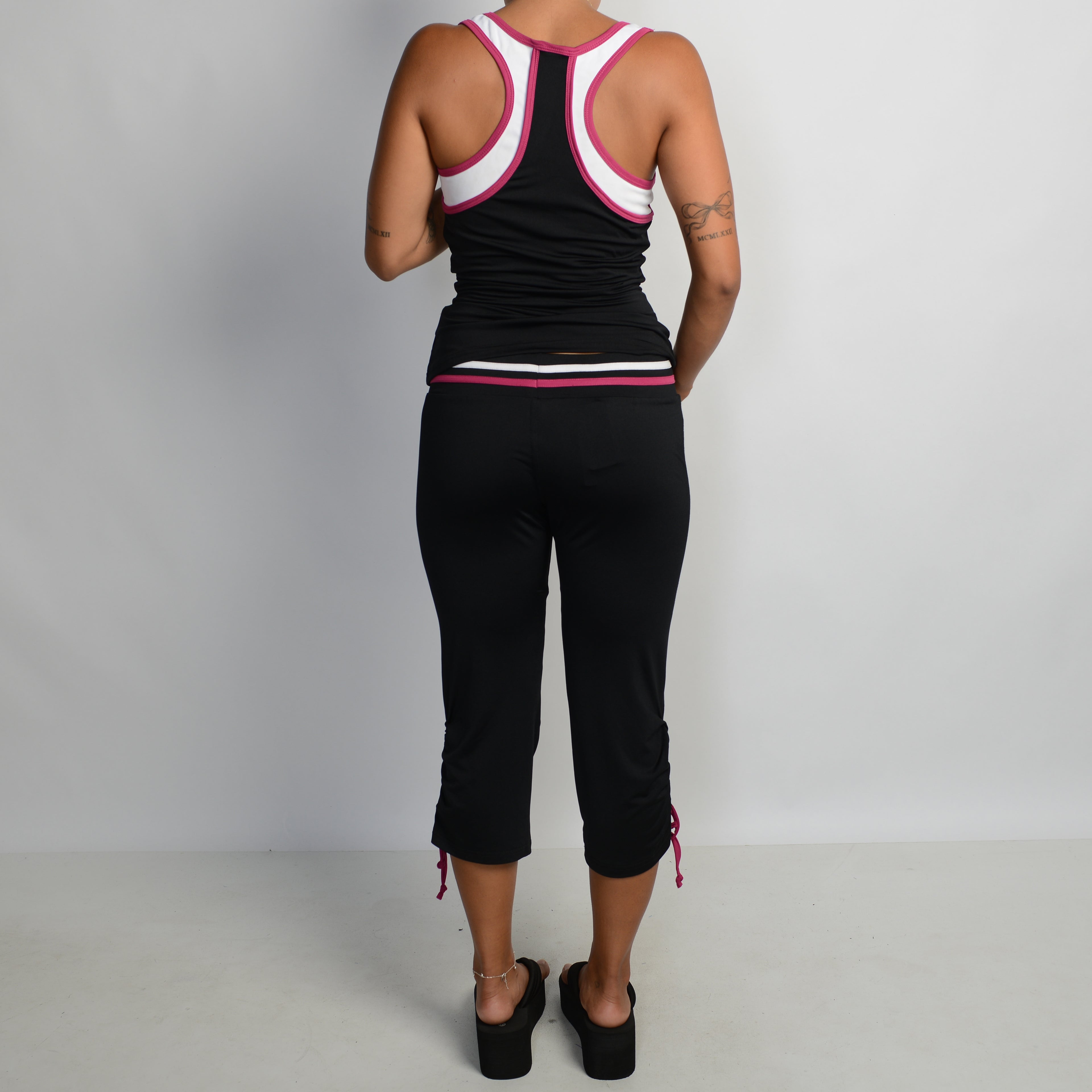 PINK CONTRAST MATCHING SET